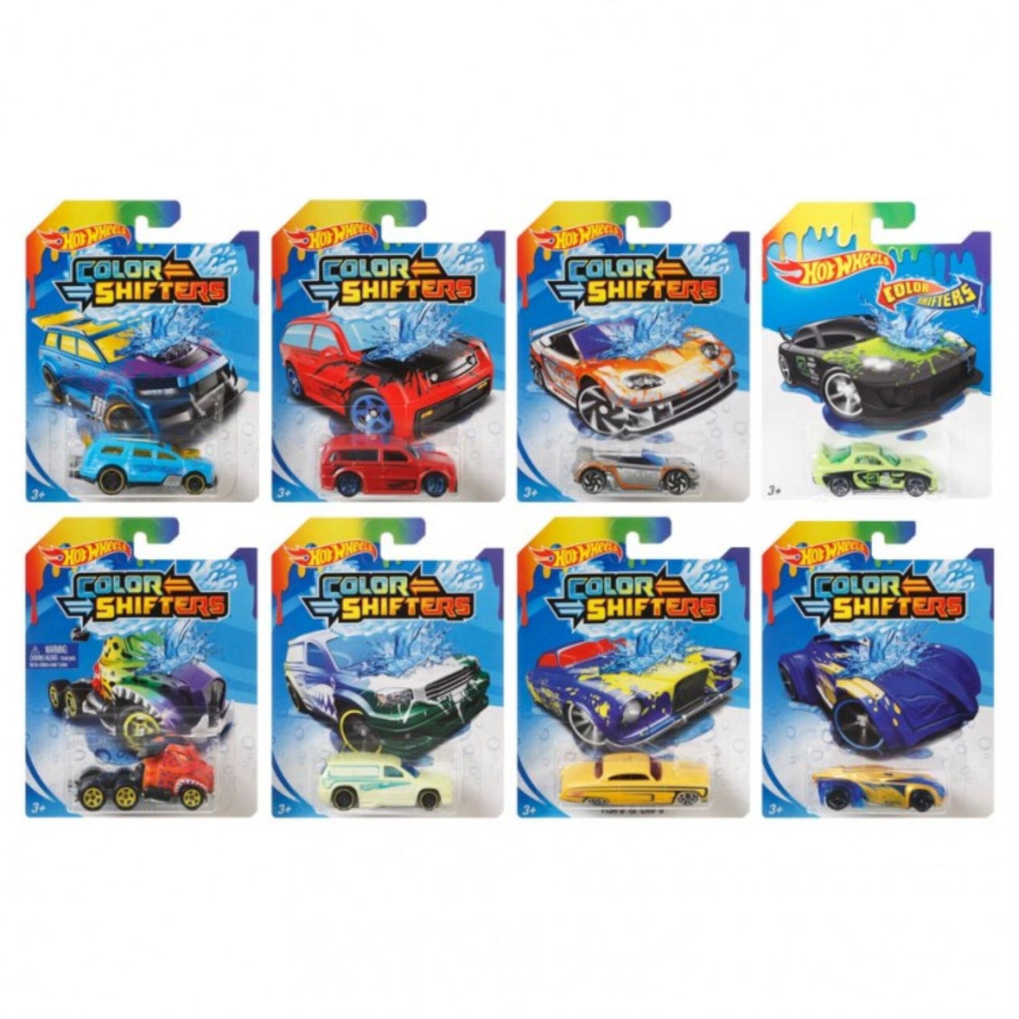 Mattel MTTBHR15 Hot Wheels 1-64 Color Shifters Vehicles Invader Tank, Assorted Colors - Pack of 10 Hot Wheels