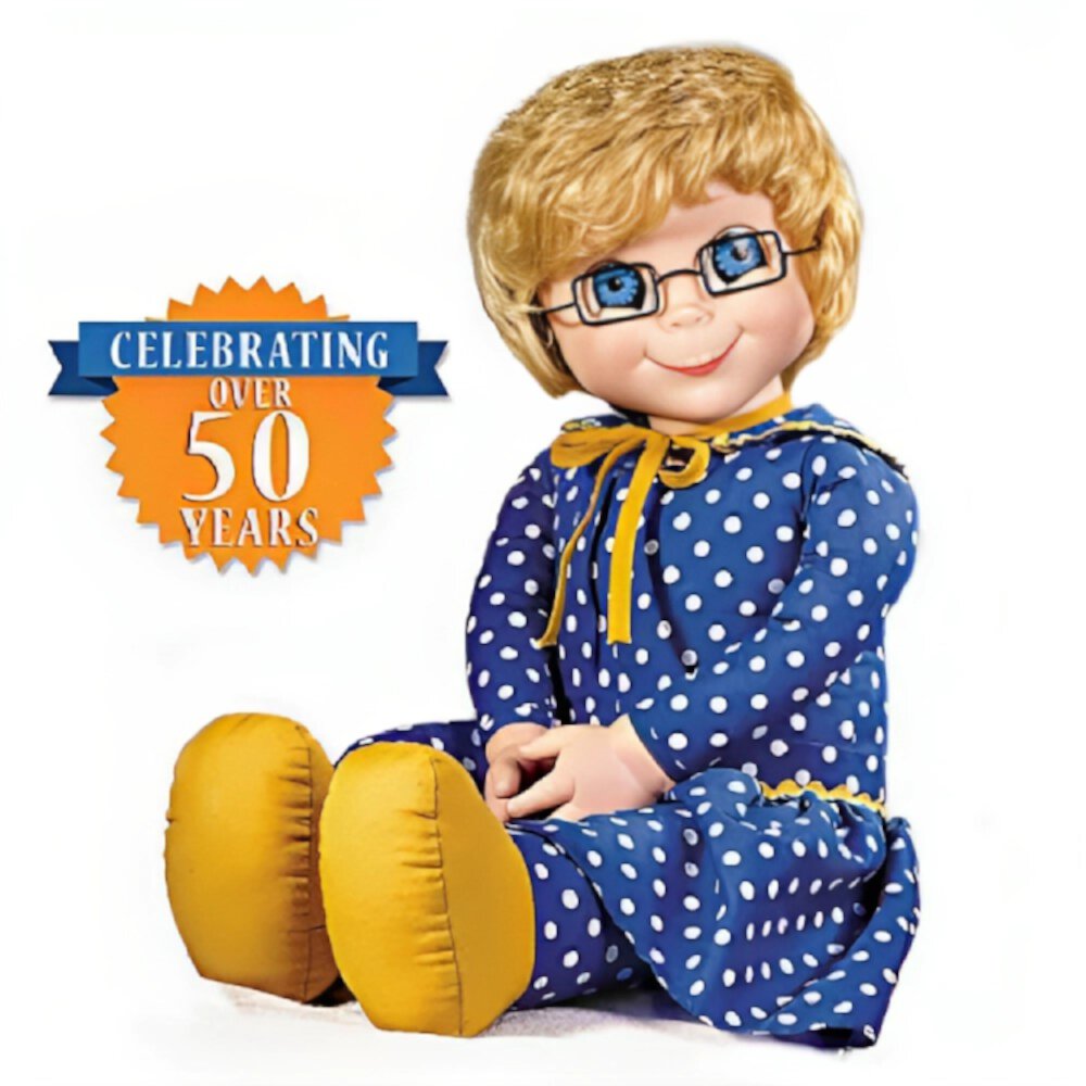 The Ashton - Drake Galleries Soft & Huggable Mrs. Beasley Poseable Vinyl Talking Doll 11 Phrases from Family Affair Characterized by Actress Cheryl Ladd 20-inches The Ashton-Drake Galleries