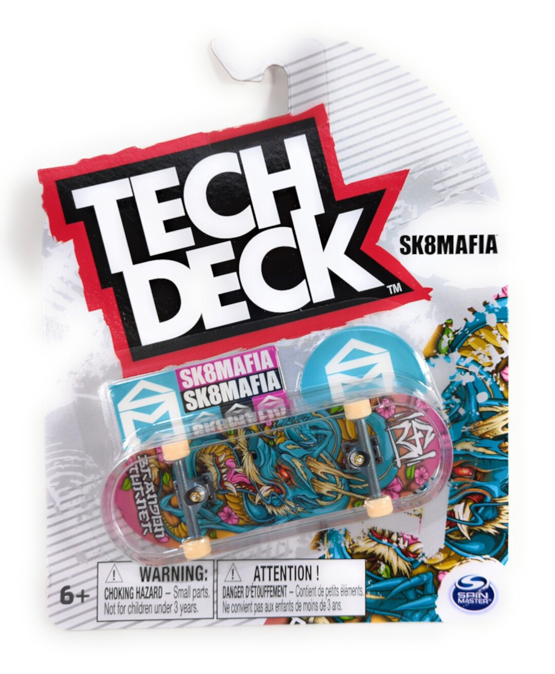 Tech Deck Sk8mafia Skateboards Brandon Turner Hiya Dragon Fingerboard Tech Deck