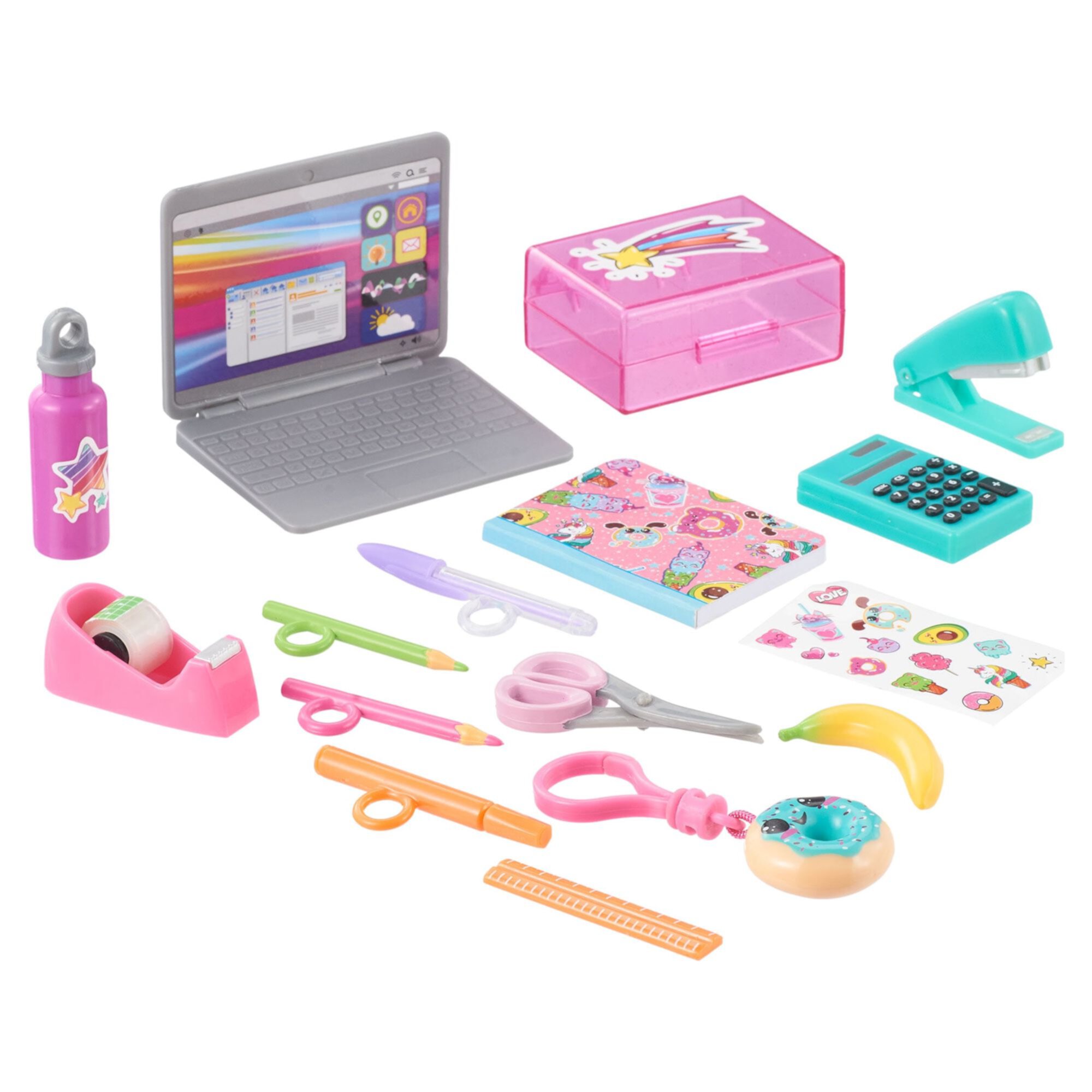 My Life As School Supplies Accessory Play Set for 18 inch Dolls, 16 Pieces My Life as