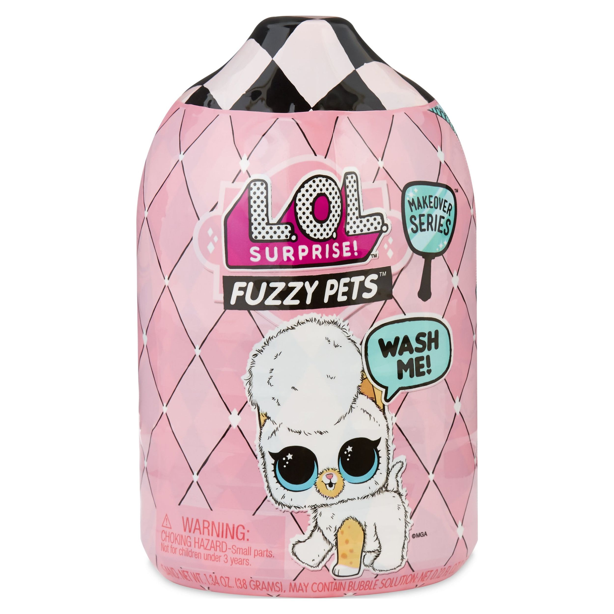 LOL Surprise Fuzzy Pets With Washable Fuzz Series 2, Great Gift for Kids Ages 4 5 6+ L.O.L. Surprise!