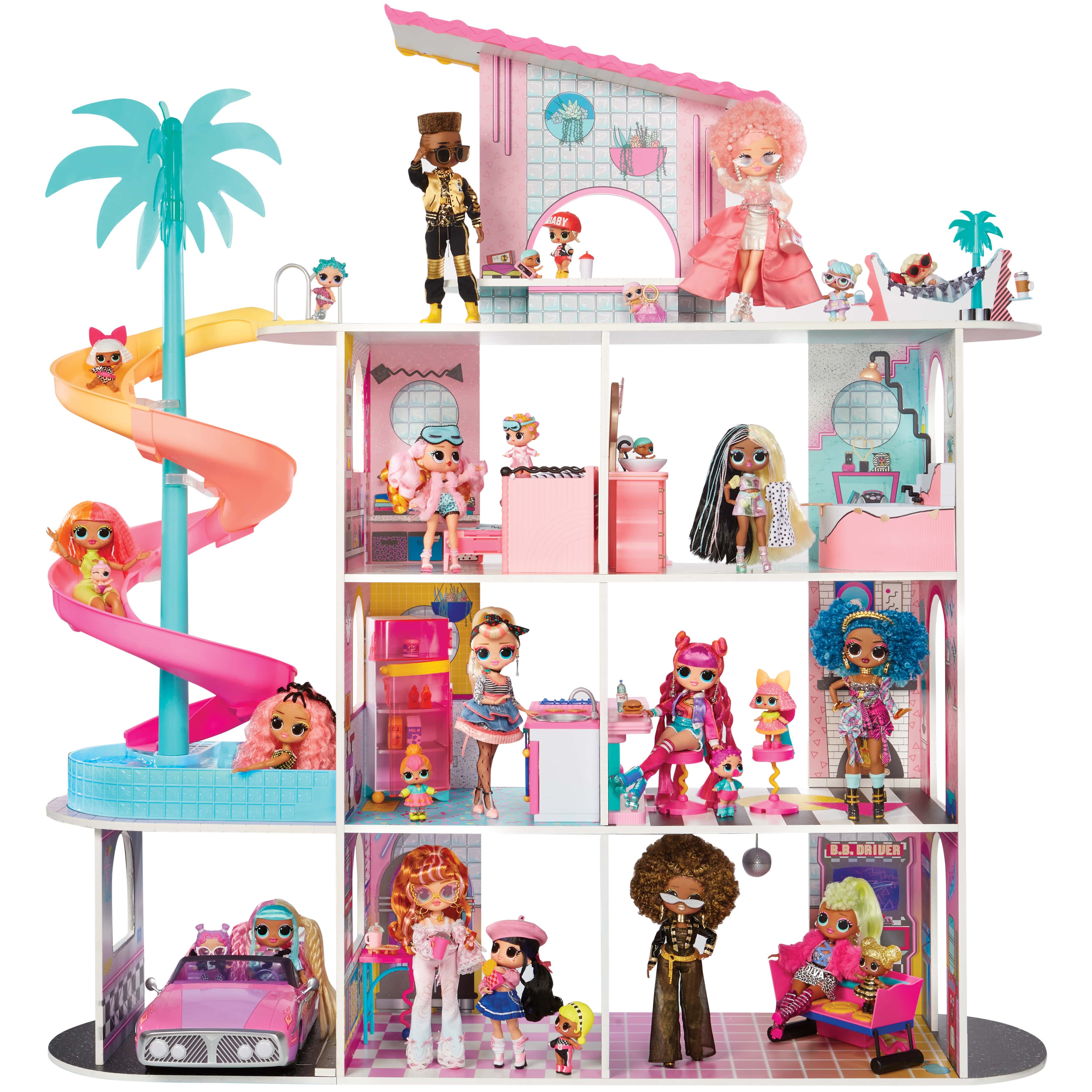 LOL Surprise OMG Fashion House Playset, 85+ Surprises, Ages 4-14 L.O.L. Surprise!