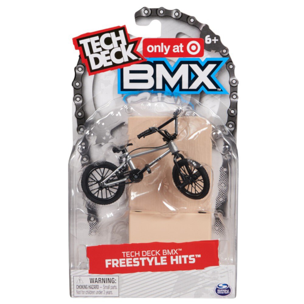 Tech Deck BMX Freestyle Hits - Finger Bike with Freestyle Obstacle - Sunday Bikes - White/Black Tech Deck