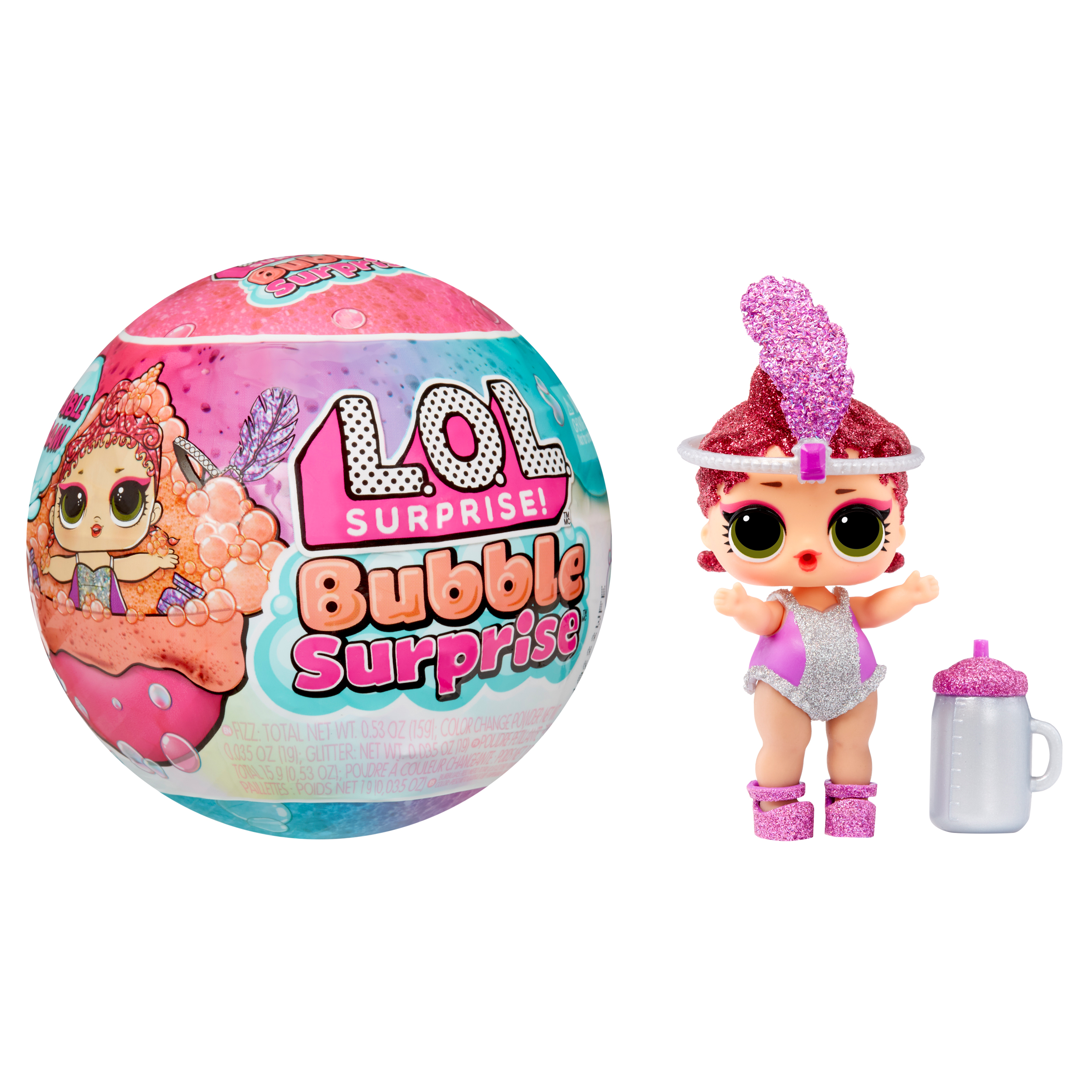 LOL Surprise Bubble Surprise Dolls - Collectible Doll, Surprises, Accessories, Bubble Surprise Unboxing, Glitter Foam Reaction - Great Gift for Girls Age 4+ L.O.L. Surprise!