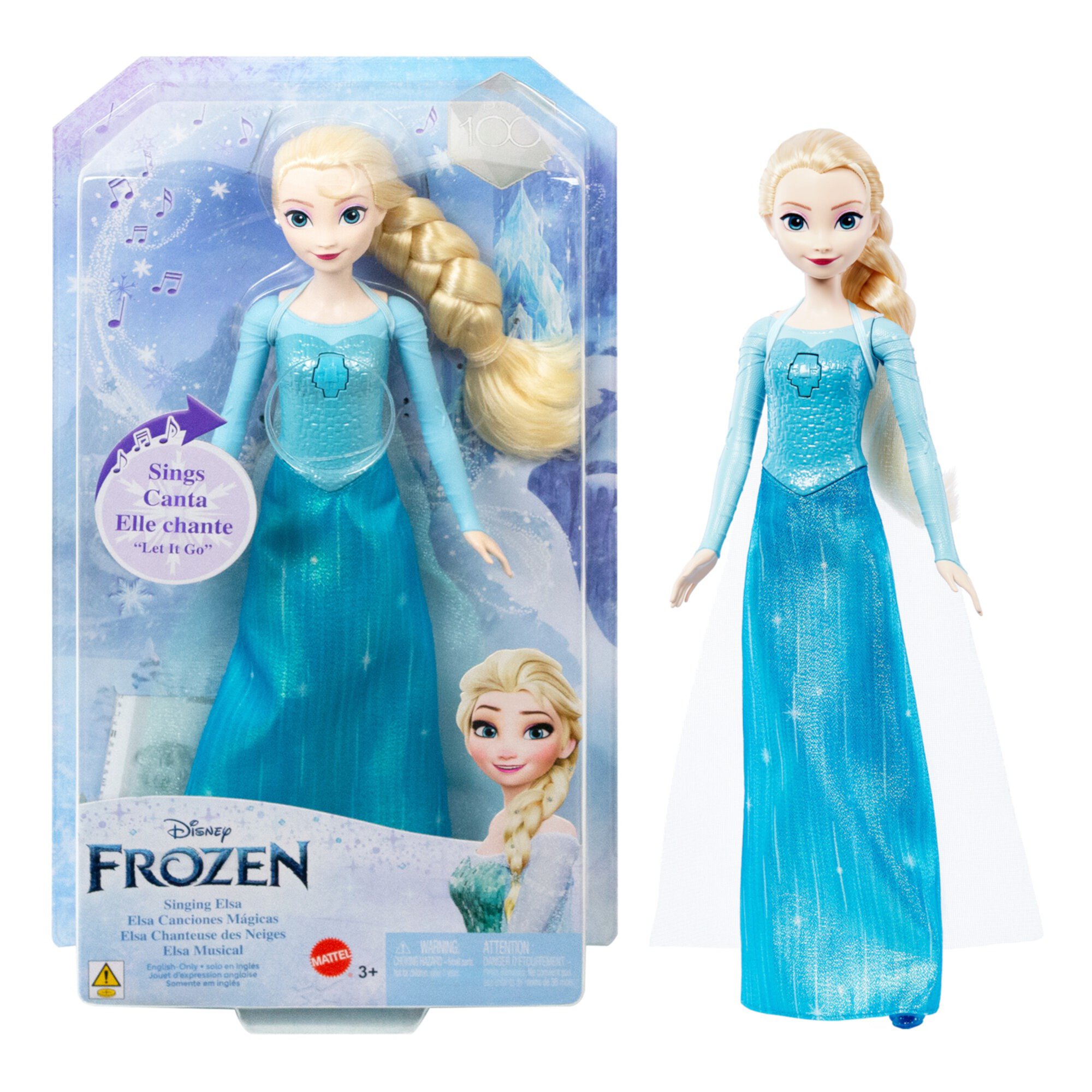 Disney Frozen Singing Elsa Doll, Sings Clip of “Let It Go” from Disney Movie Frozen Disney Frozen