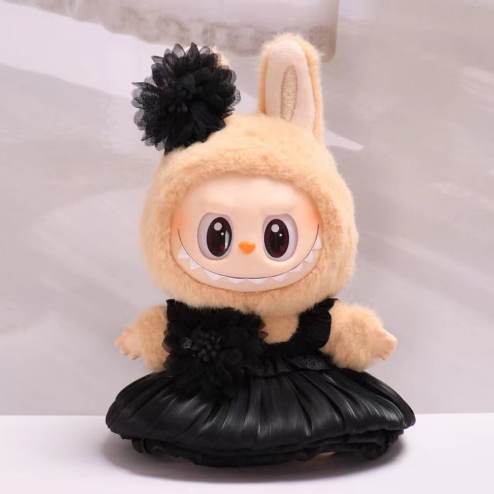 POP MART Monster Labubu Sitting Party Doll Series Cute Dress No Toys Pop Mart