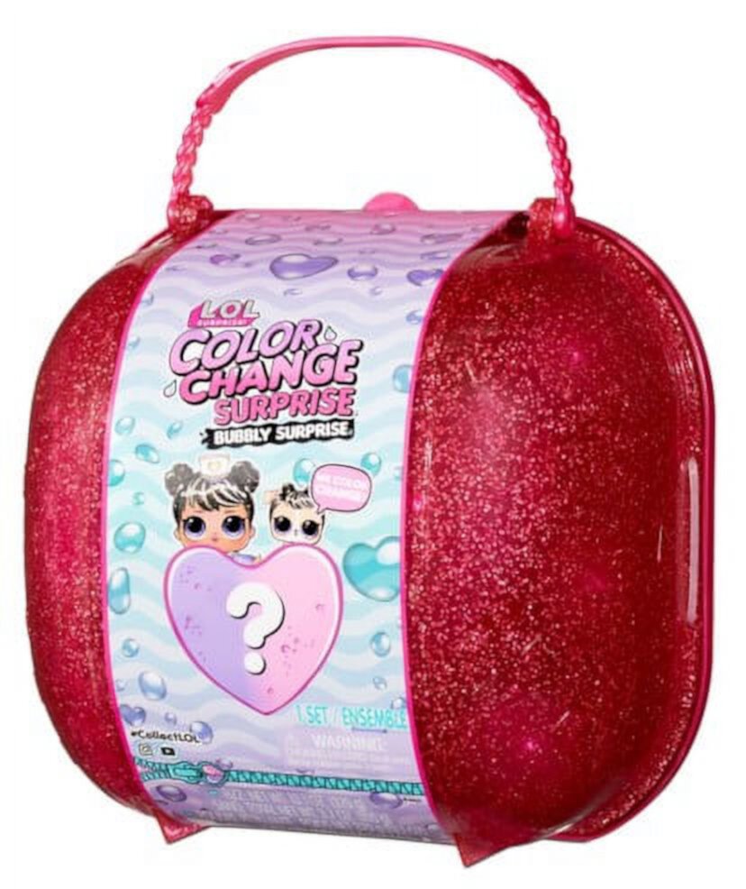 LOL Surprise Color Change Bubbly Surprise Pink with Exclusive Doll & Pet, Great Gift for Kids Ages 4 5 6+ L.O.L. Surprise!