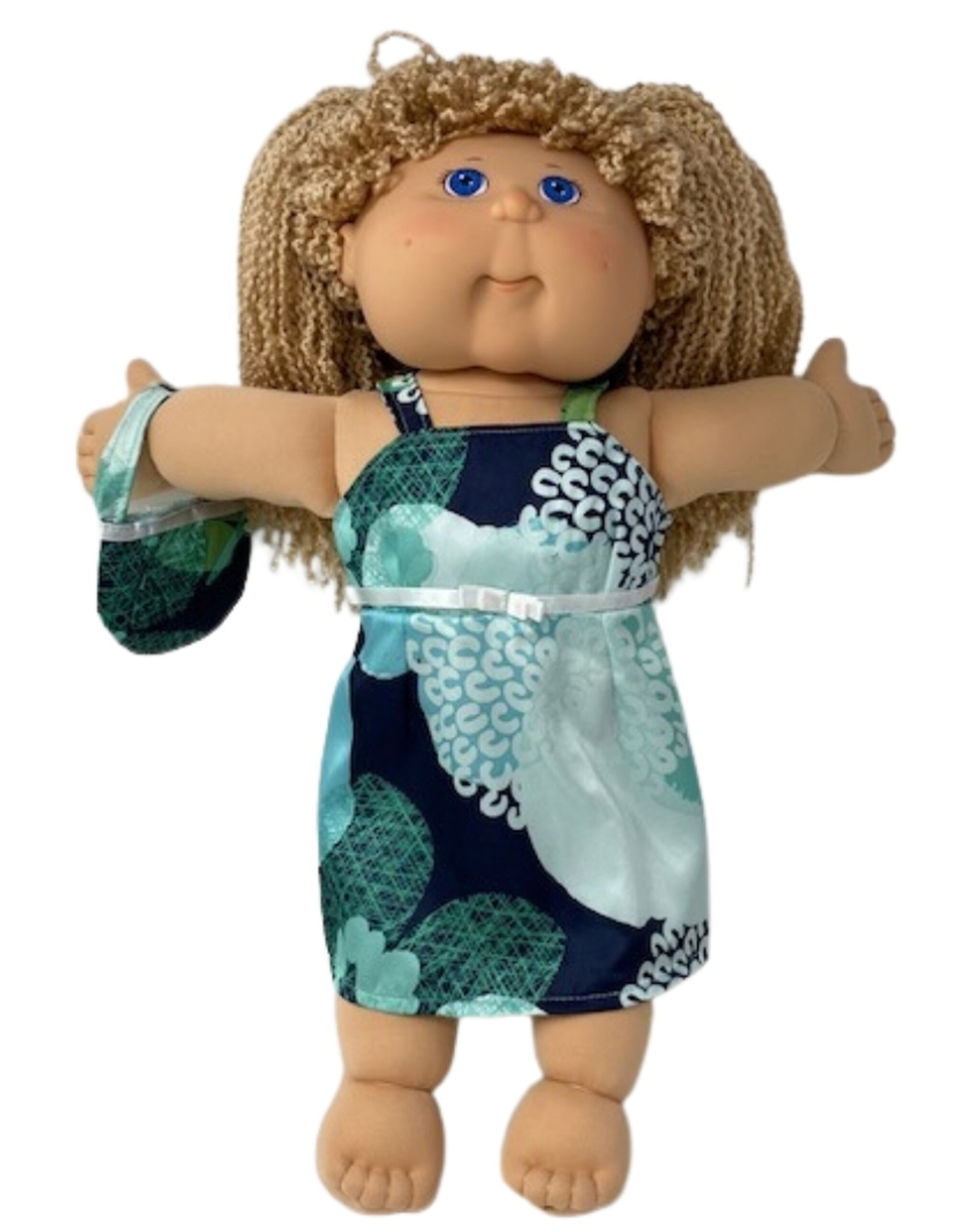 Doll Clothes Superstore Splash Print Sundress With Purse Fits Cabbage Patch Kid Dolls Doll Clothes Superstore