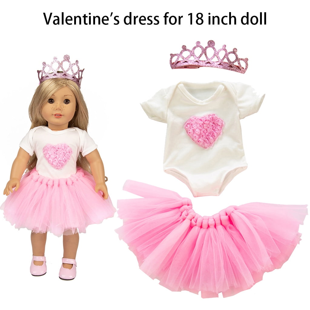 Yinguo Beautiful Dress with Hat For 18 Inch American Doll Accessory Girl's Toy Yinguo