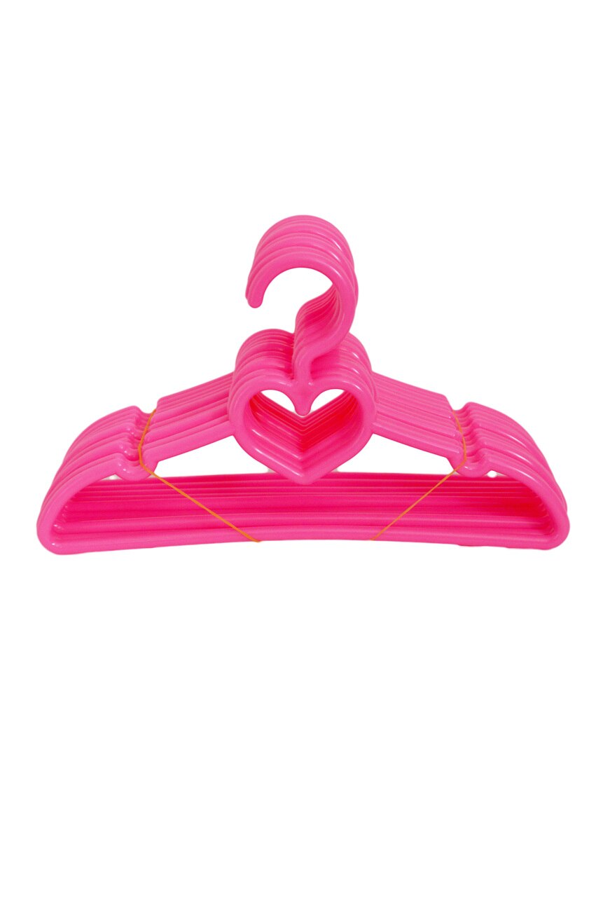 18 Inch Doll Clothes Hangers- Pink Heart Hangers Fits 18 inch Doll Clothes My Brittany's