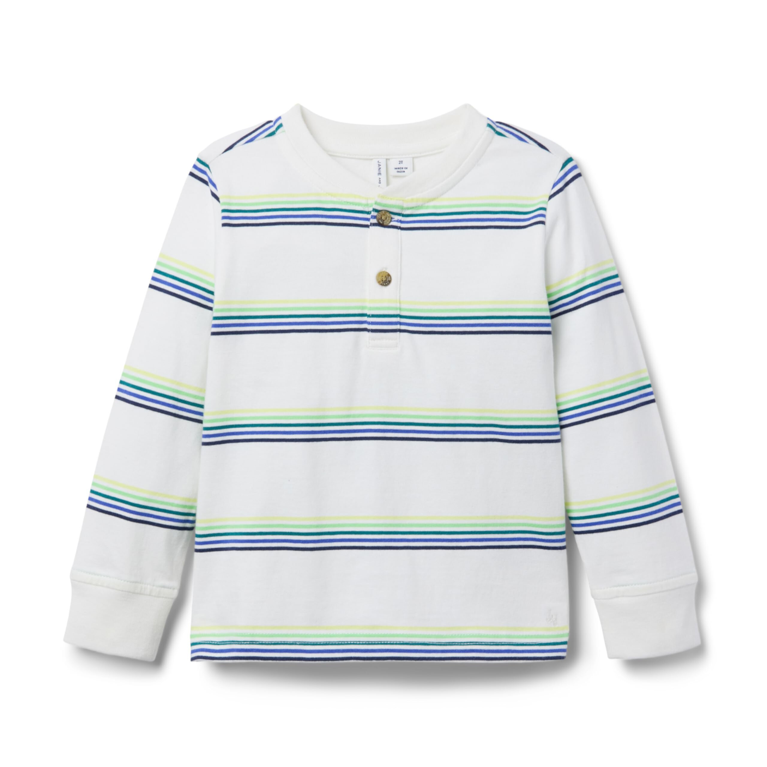 Детская Футболка Janie and Jack Stripe Henley Janie and Jack