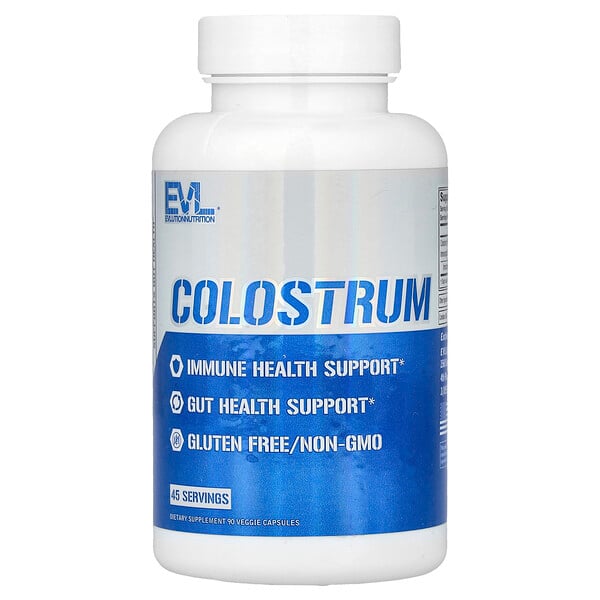 Colostrum, 90 Veggie Capsules EVLution Nutrition