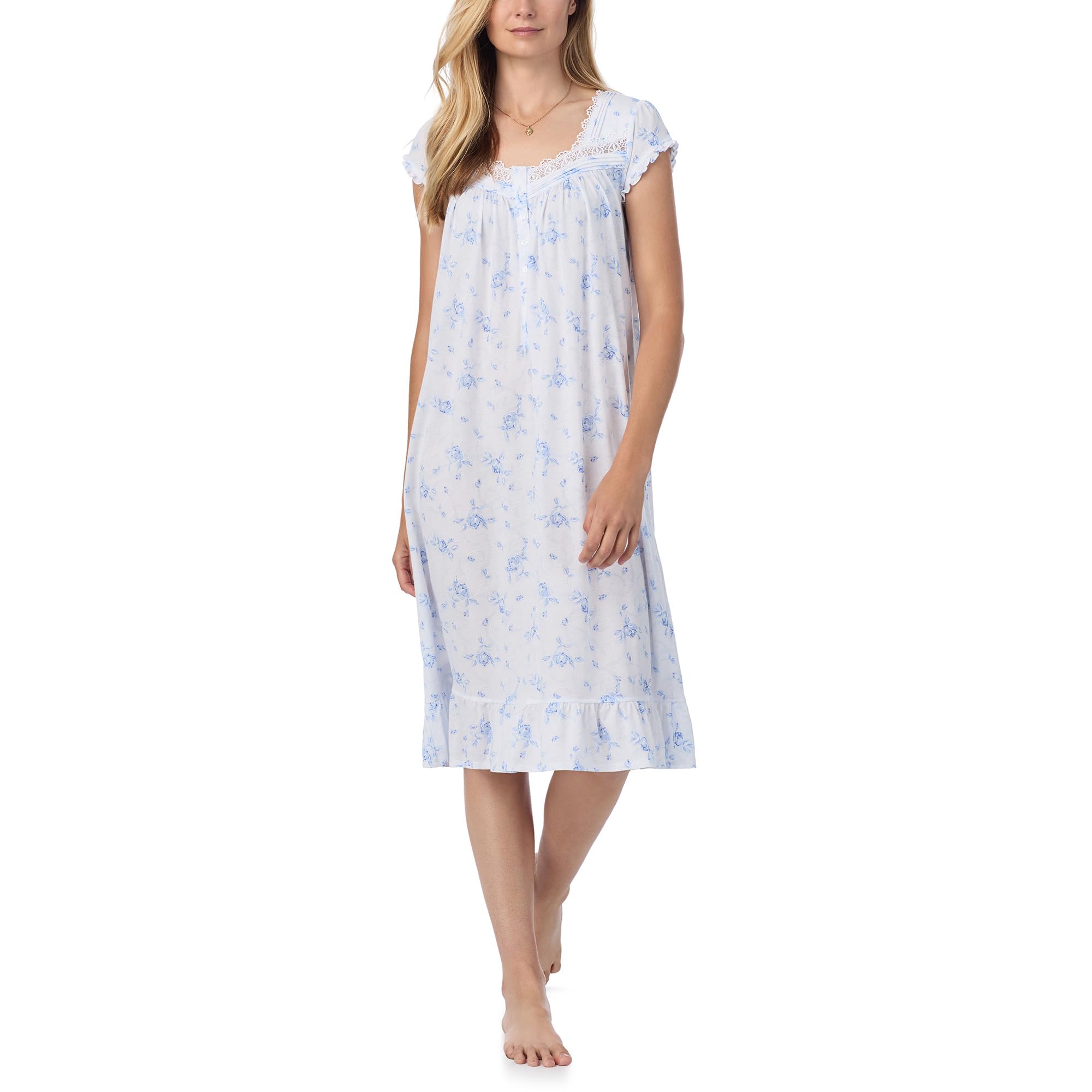 Cap Sleeve Cotton Modal Waltz Gown Eileen West