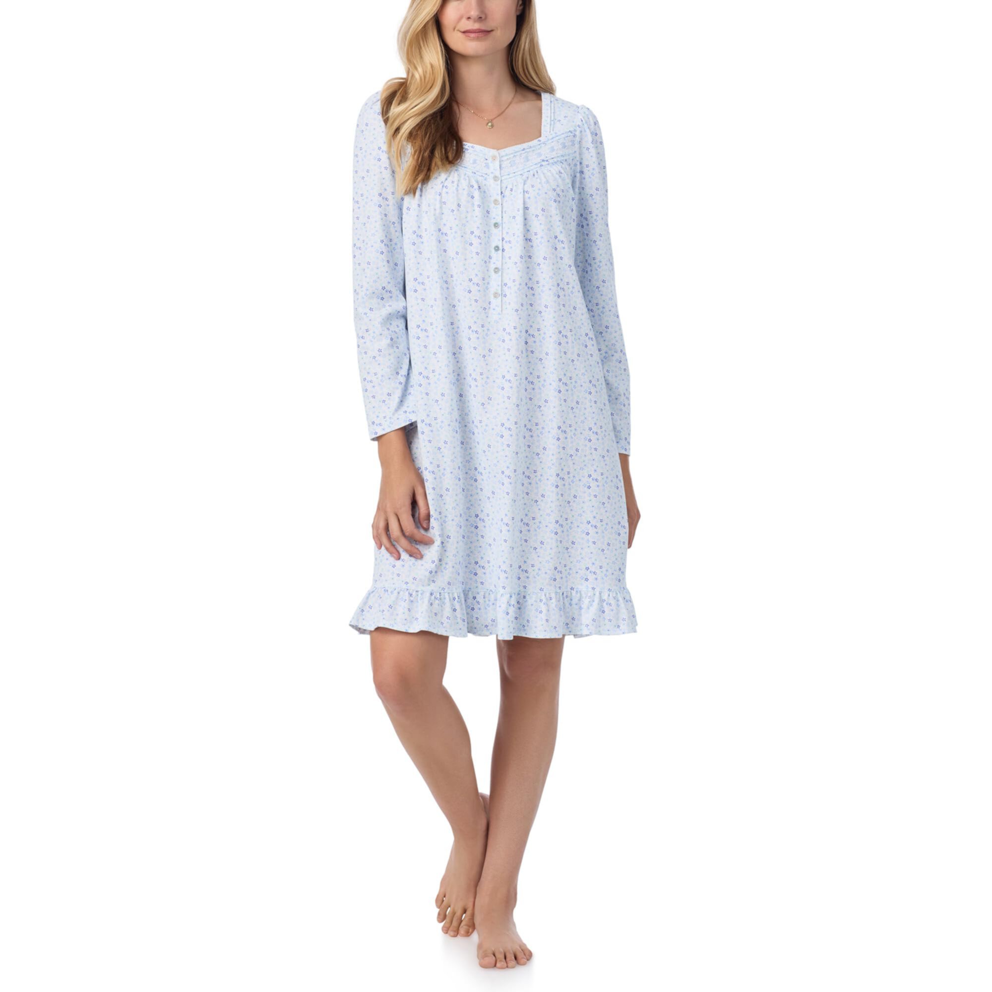 Short Cotton Knit cap Sleeve Gown Eileen West