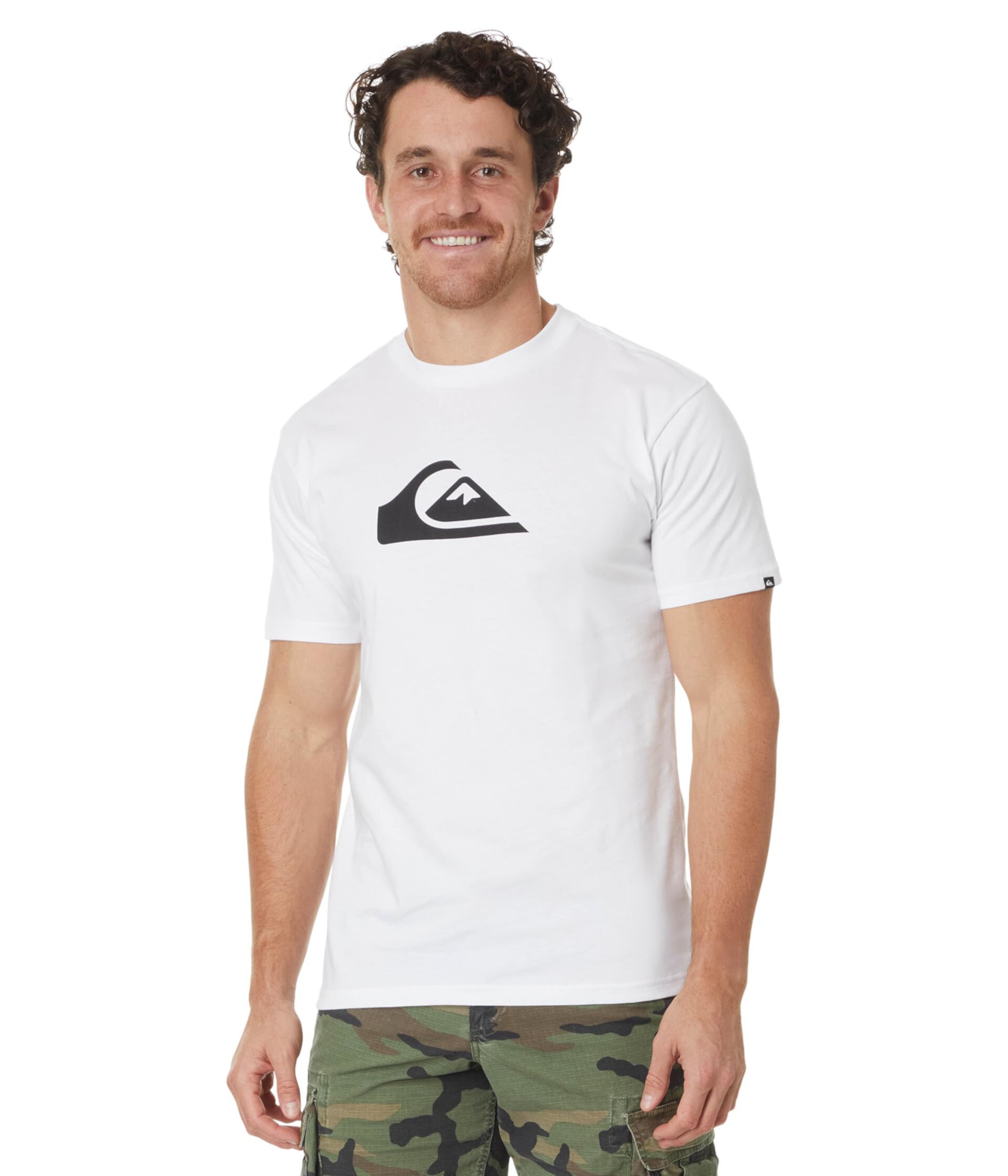 Мужская Футболка Quiksilver Comp Logo Короткий Рукав Quiksilver