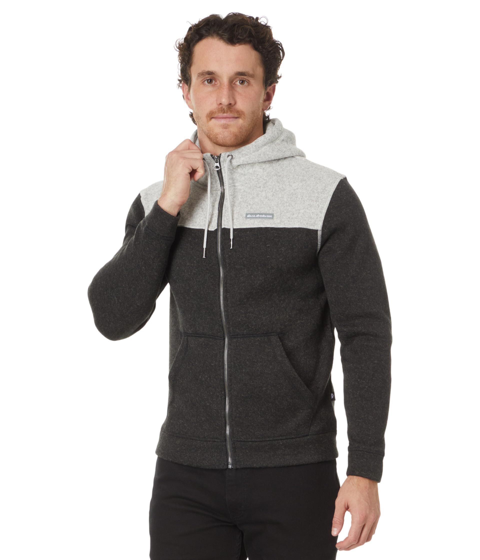 Мужская Толстовка Quiksilver Keller Block Zip Hooded Zip Fleece Quiksilver