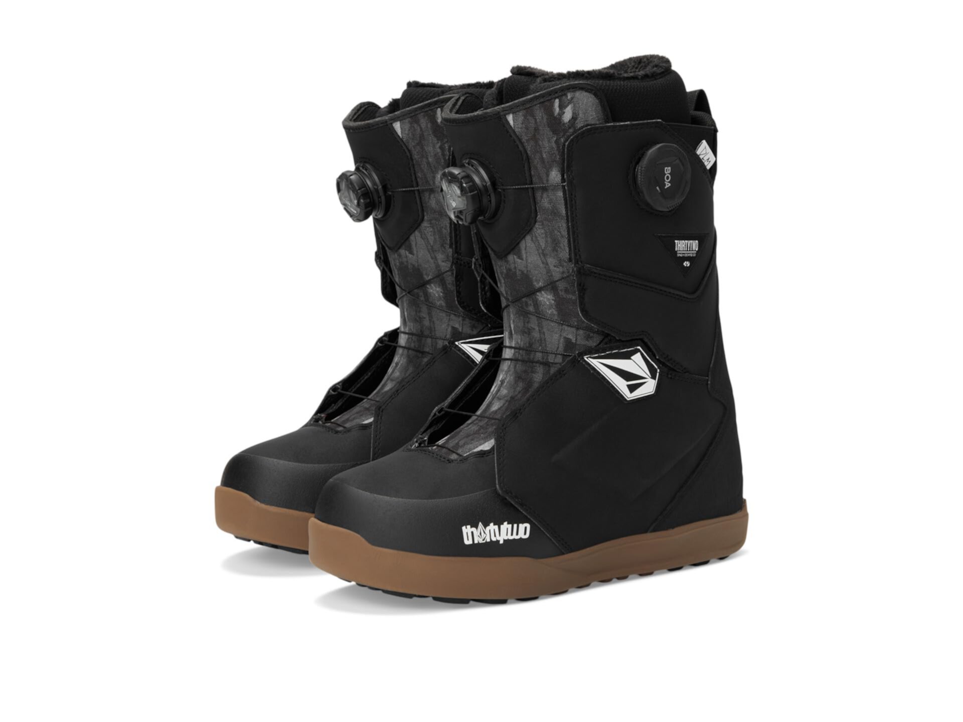 Женские сноубордические ботинки thirtytwo Lashed Double Boa x Volcom с системой BOA и амортизацией thirtytwo