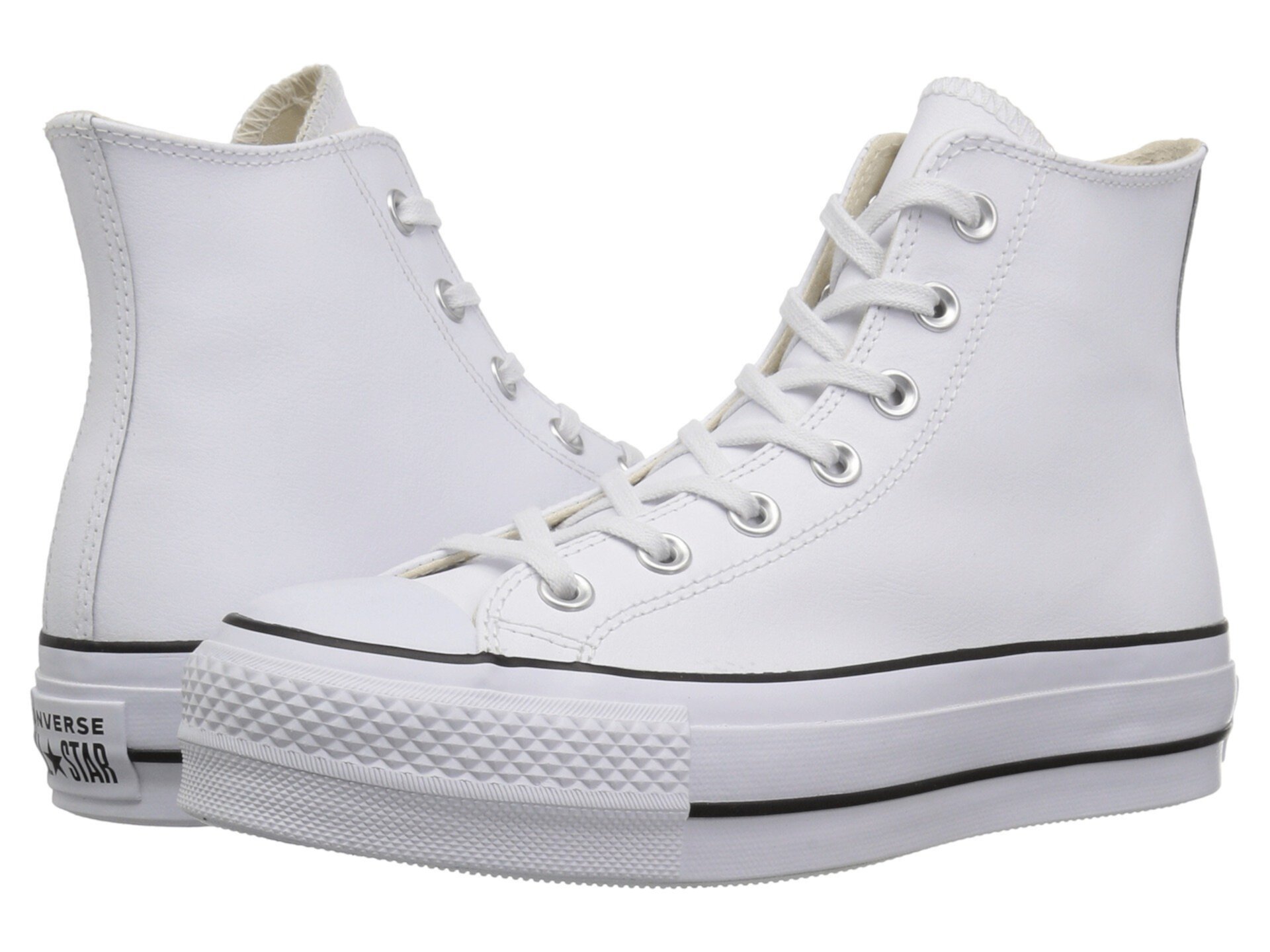 Chuck Taylor All Star High Top Platform Leather Sneaker Converse