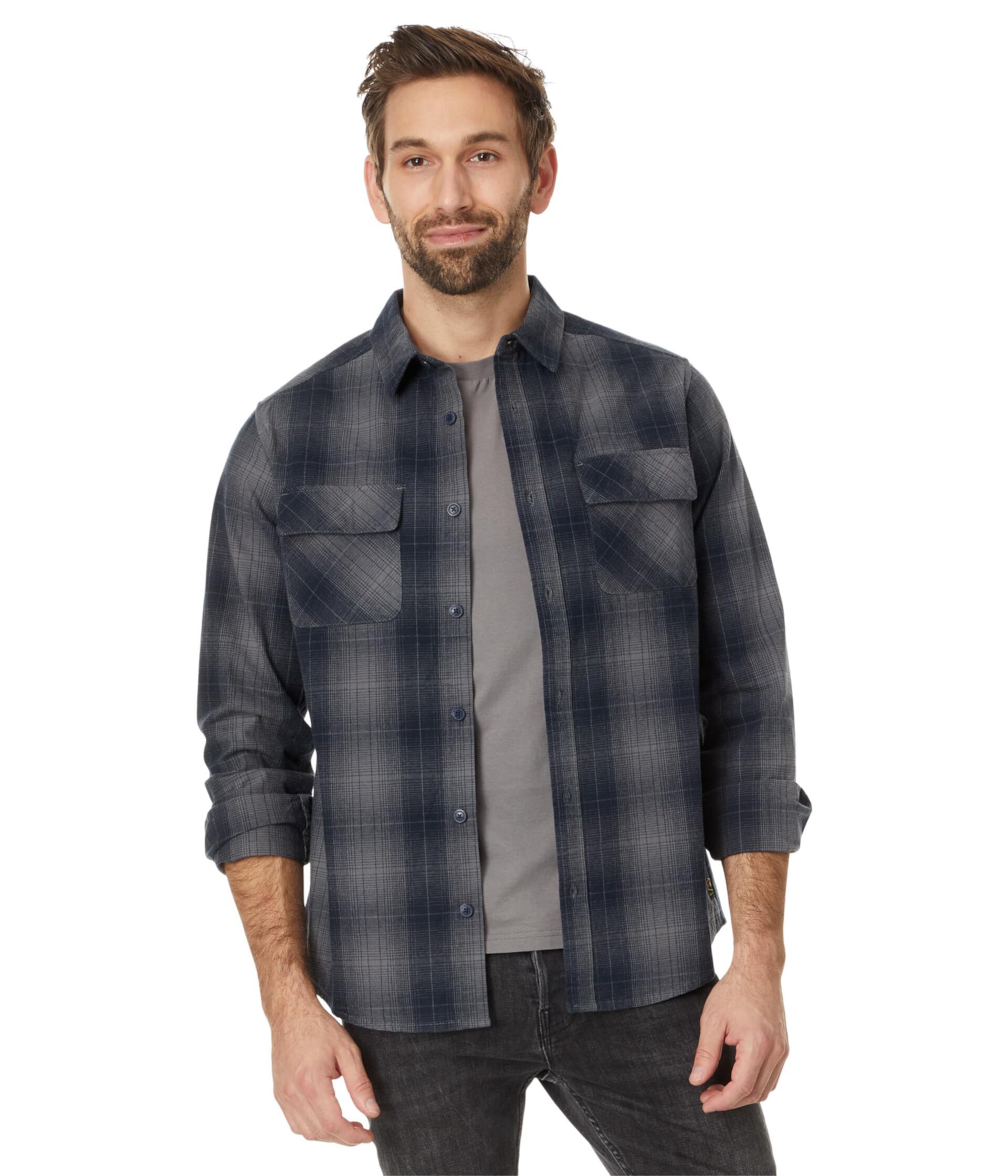 Мужская Повседневная рубашка RVCA Dayshift Flannel Long Sleeve RVCA