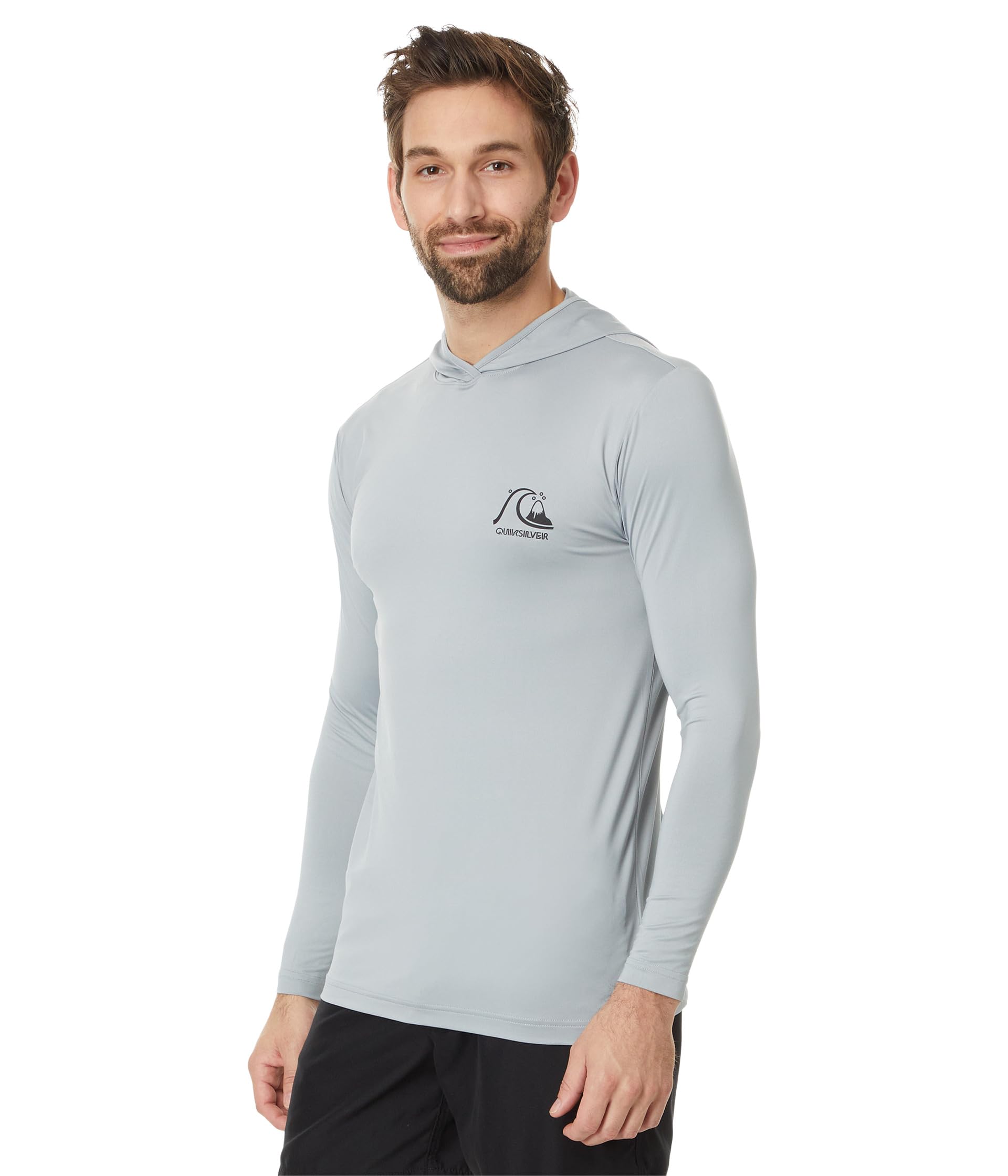 Мужской Рашгард Quiksilver DNA Bubble Logo Long Sleeve Quiksilver