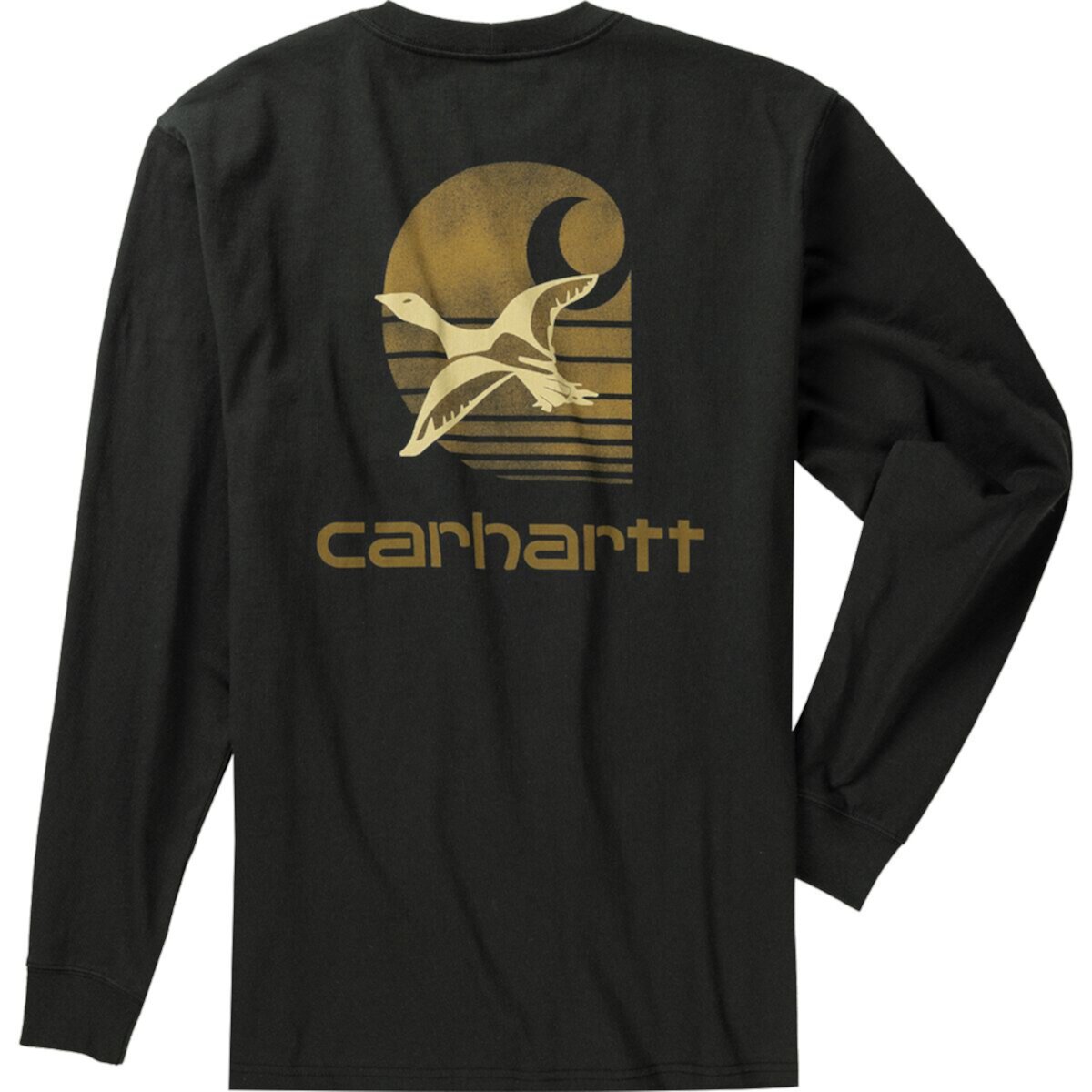 Мужской Лонгслив Carhartt Loose Fit HW LS Pocket Duck Graphic T-Shirt Carhartt