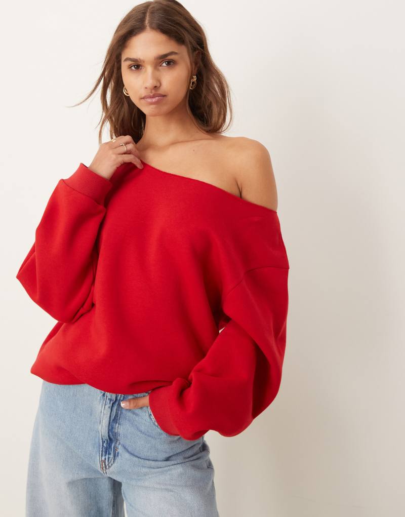 Женская Толстовка ASOS DESIGN Off Shoulder ASOS DESIGN