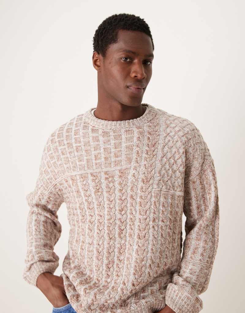 Мужской Свитер ASOS DESIGN Relaxed Cable Knit ASOS DESIGN