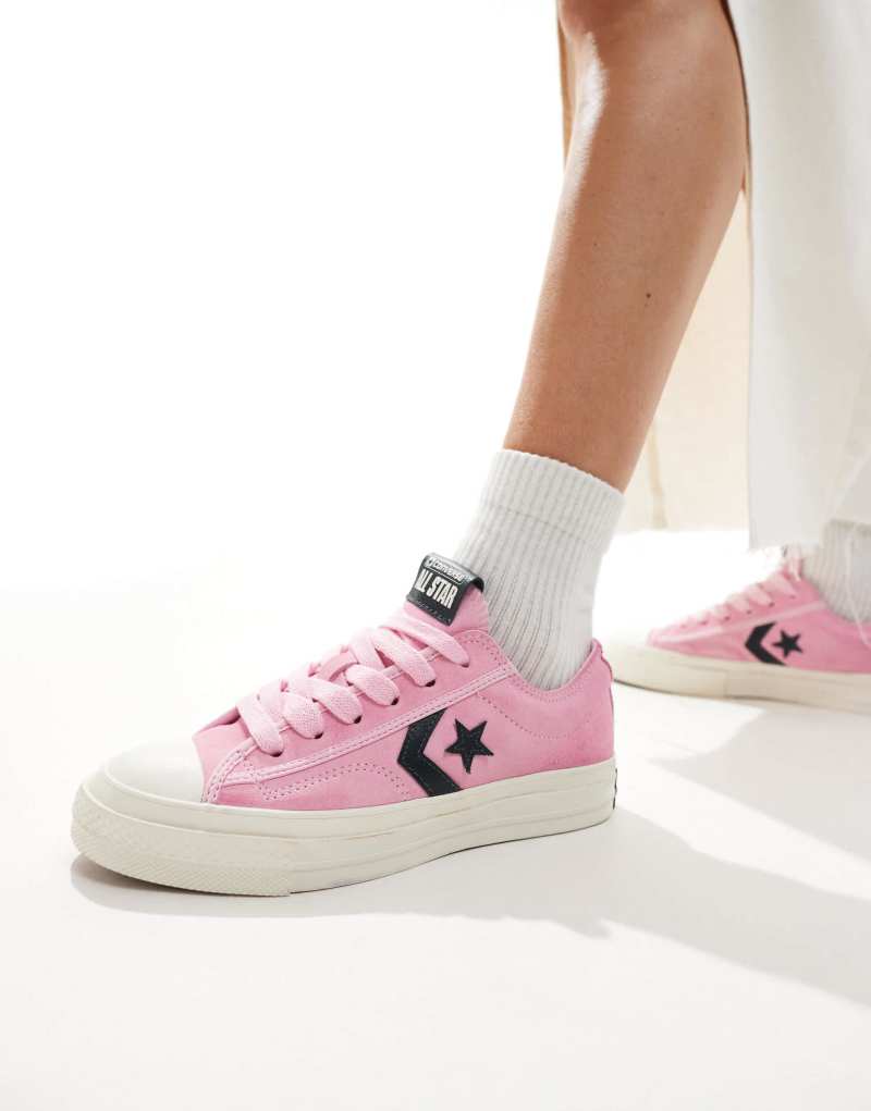 Converse Star Player 76 in pink and navy exclusive to ASOS Converse