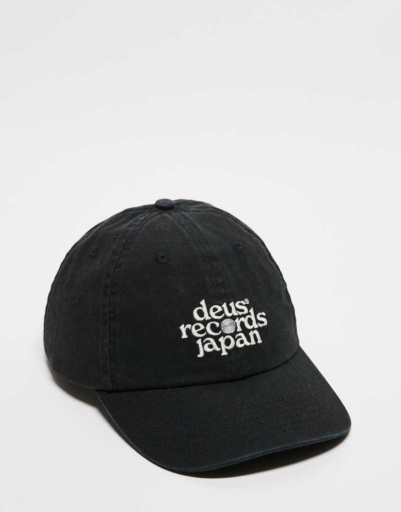 Deus Ex Machina strata dad cap in black Deus Ex Machina