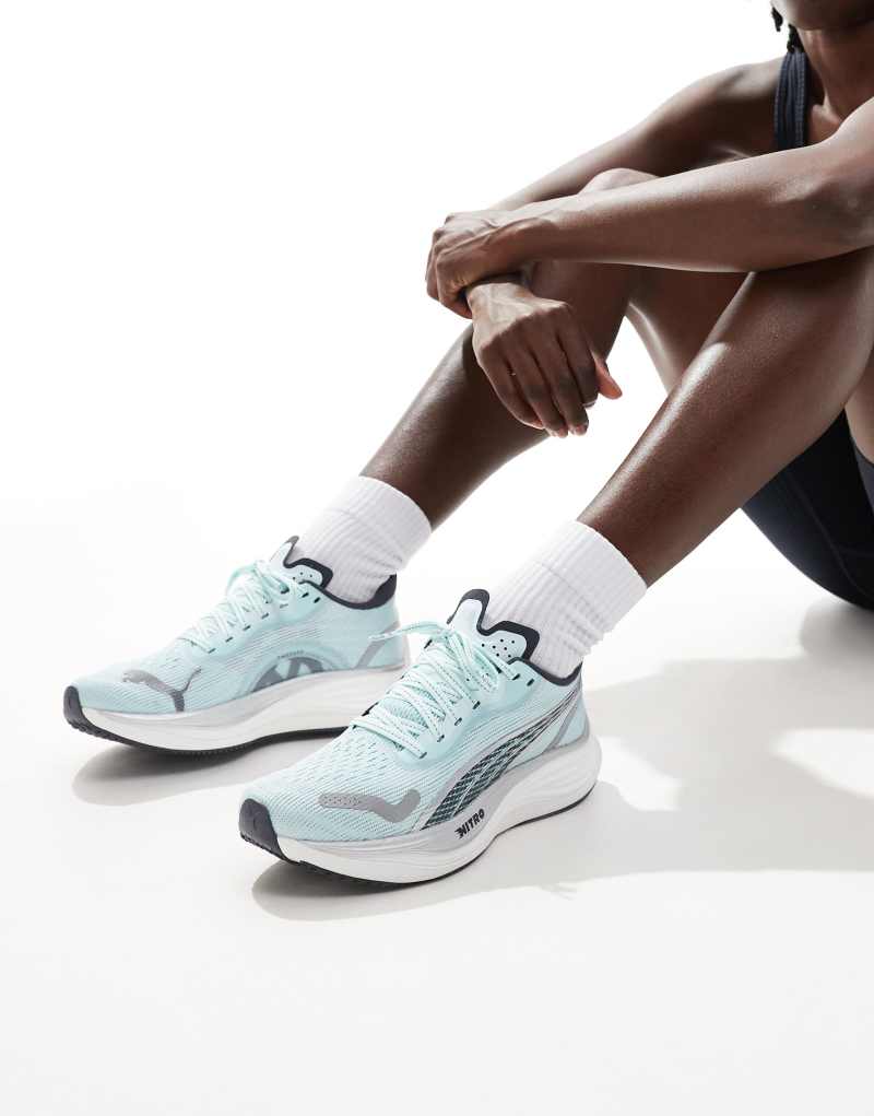 PUMA Velocity Nitro 3 sneakers in light blue PUMA