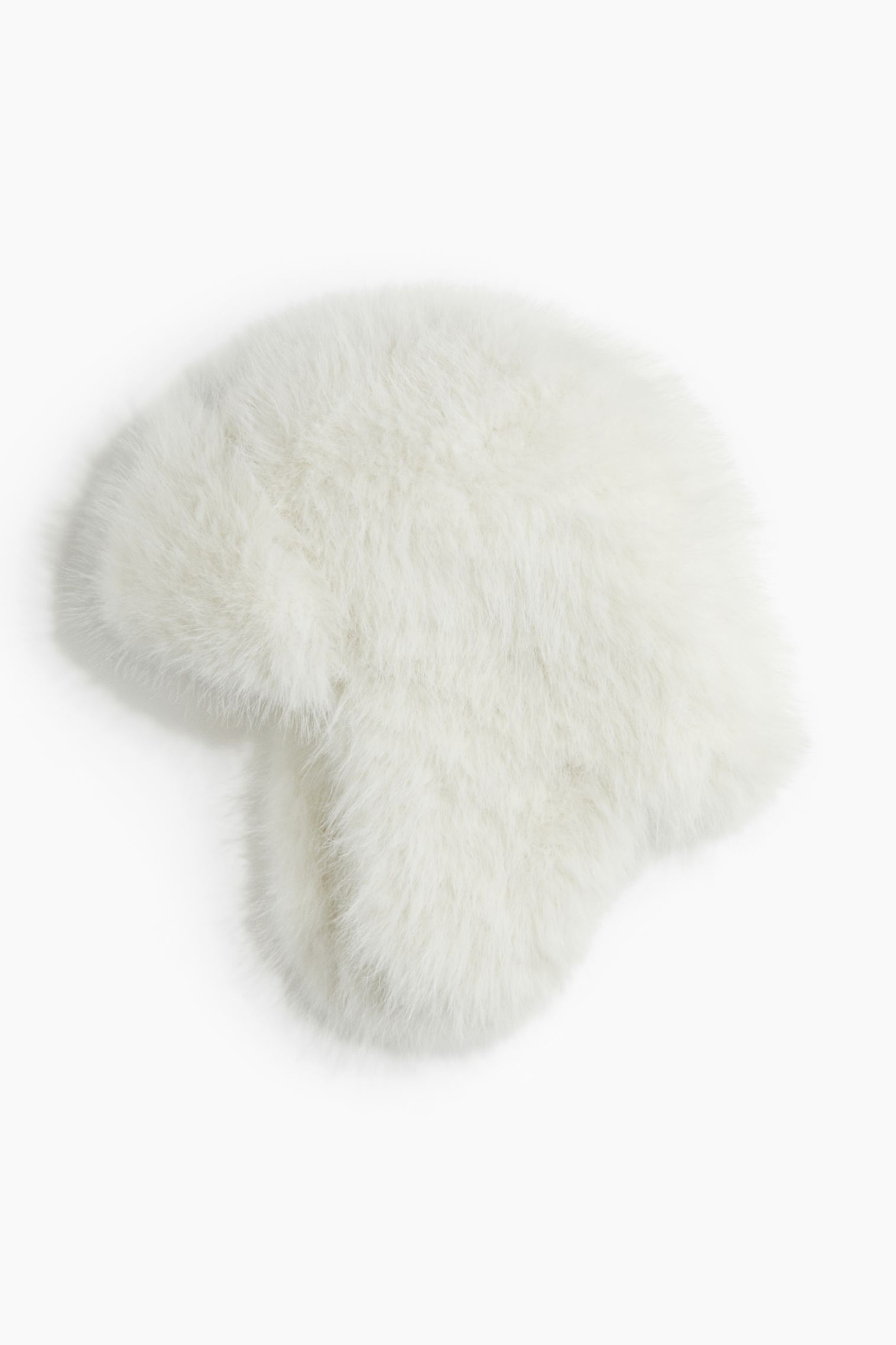 Соломенная шляпа H&M Fluffy earflap hat H&M