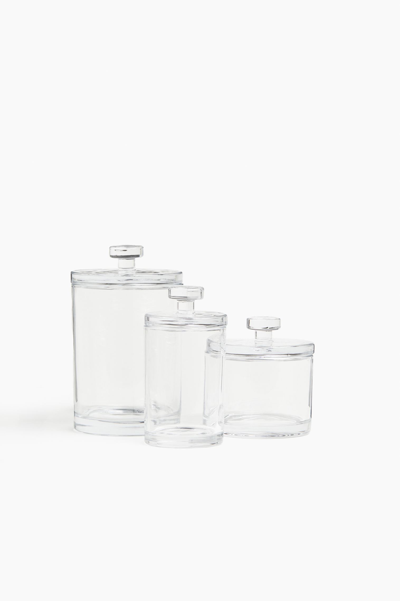 Slim Glass Jar with Lid H&M