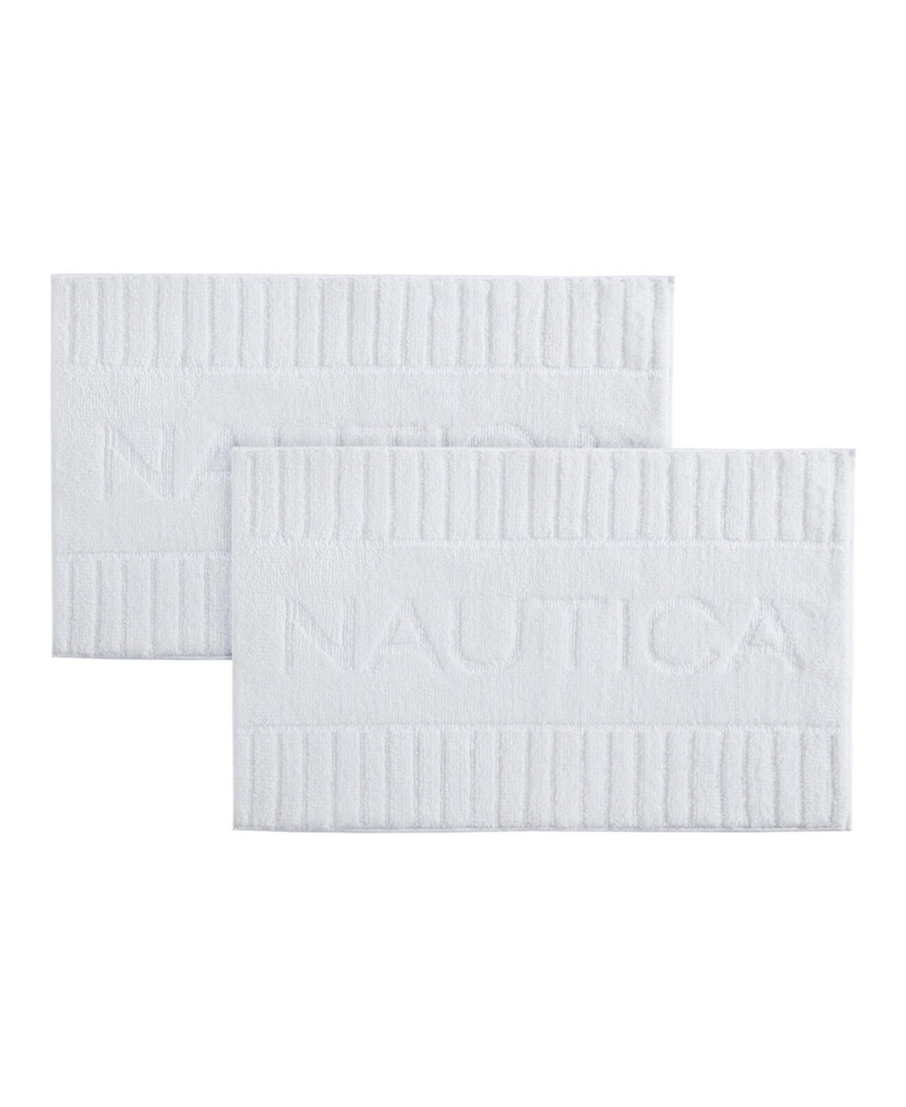 Logo Knit 2 Piece Bath Rug Set, 20" x 32" Nautica