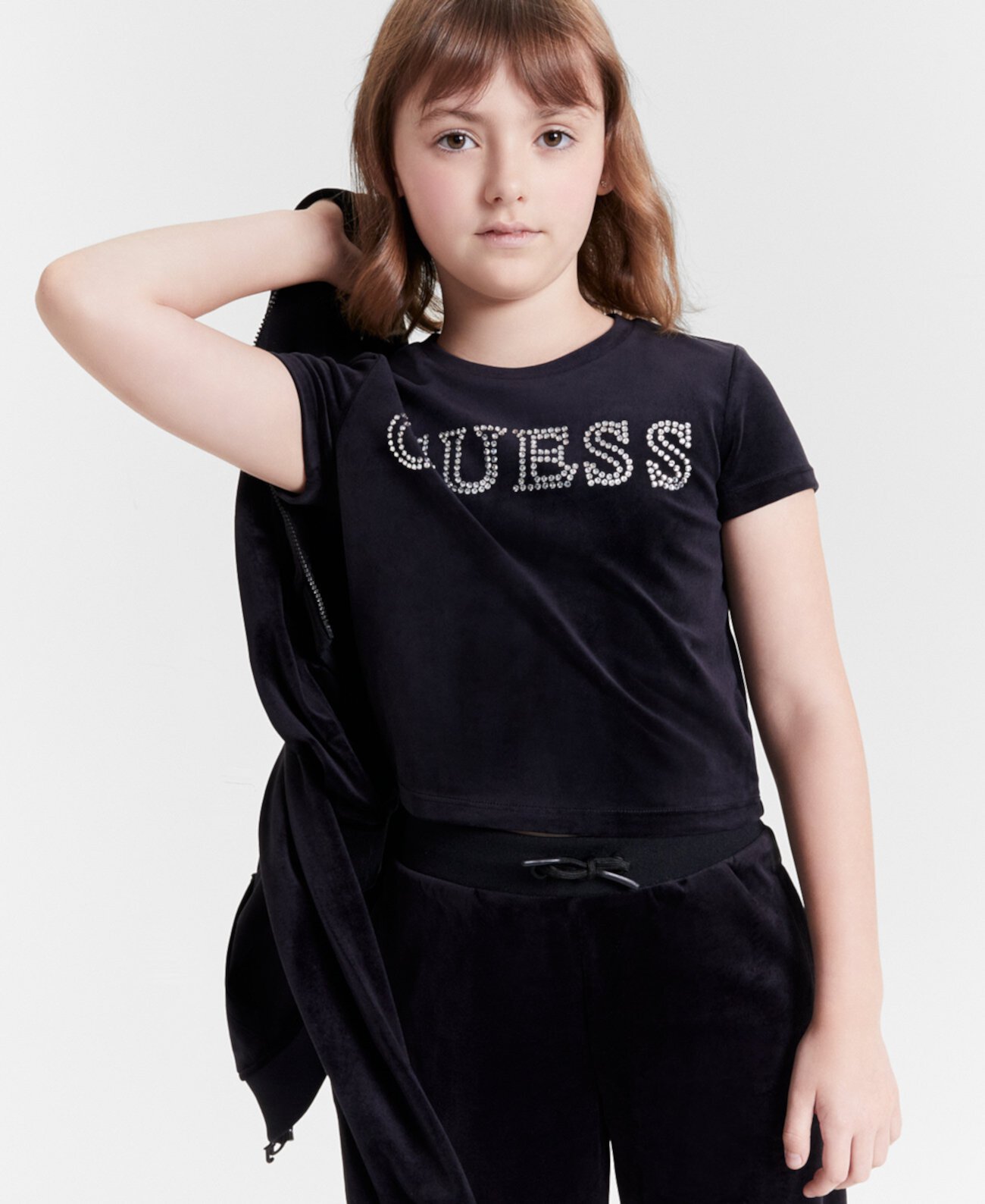 Детская Футболка GUESS с Коротким Рукавом и Блестками GUESS