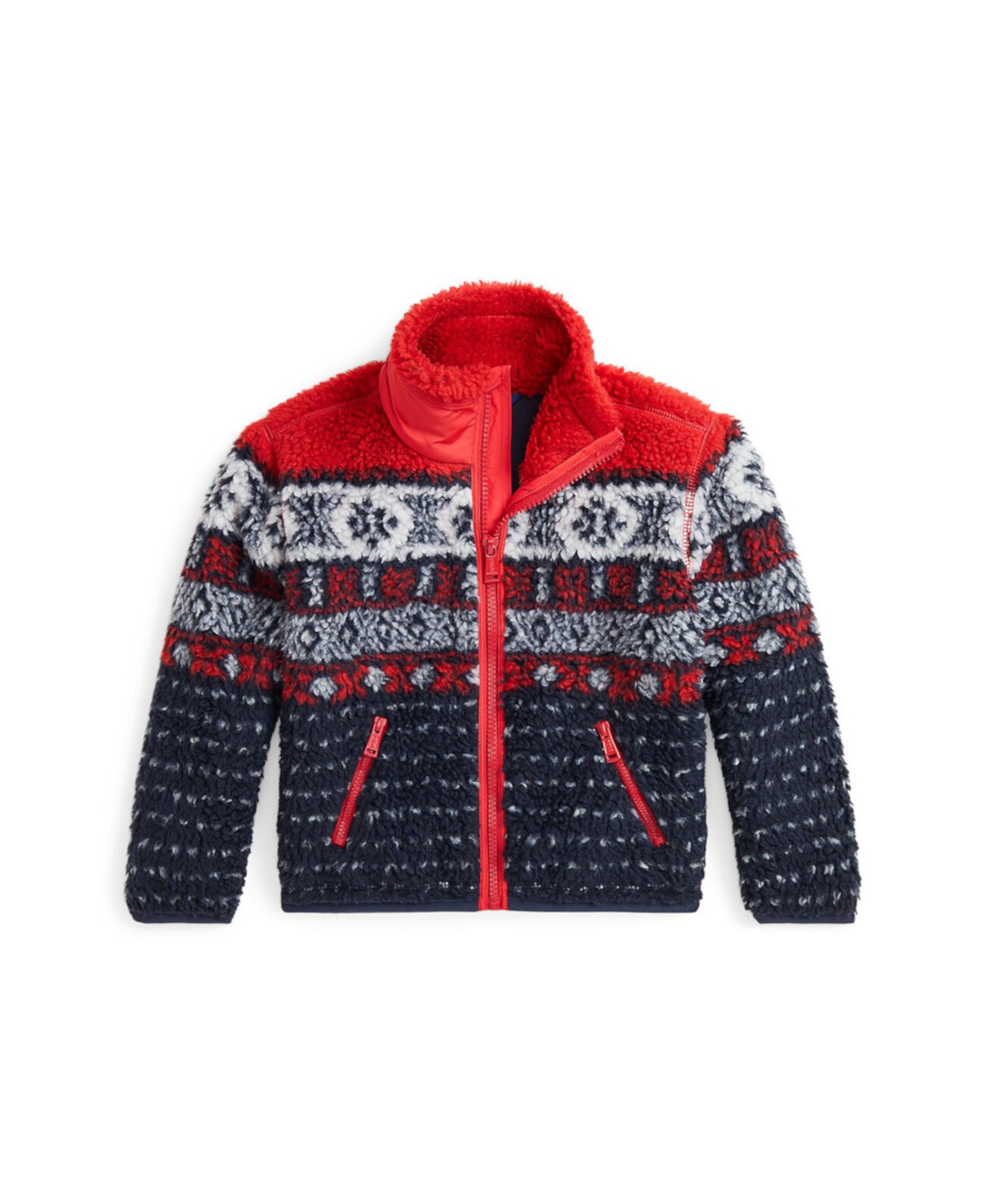 Детское худи Polo Ralph Lauren Fair Isle Teddy Fleece Polo Ralph Lauren