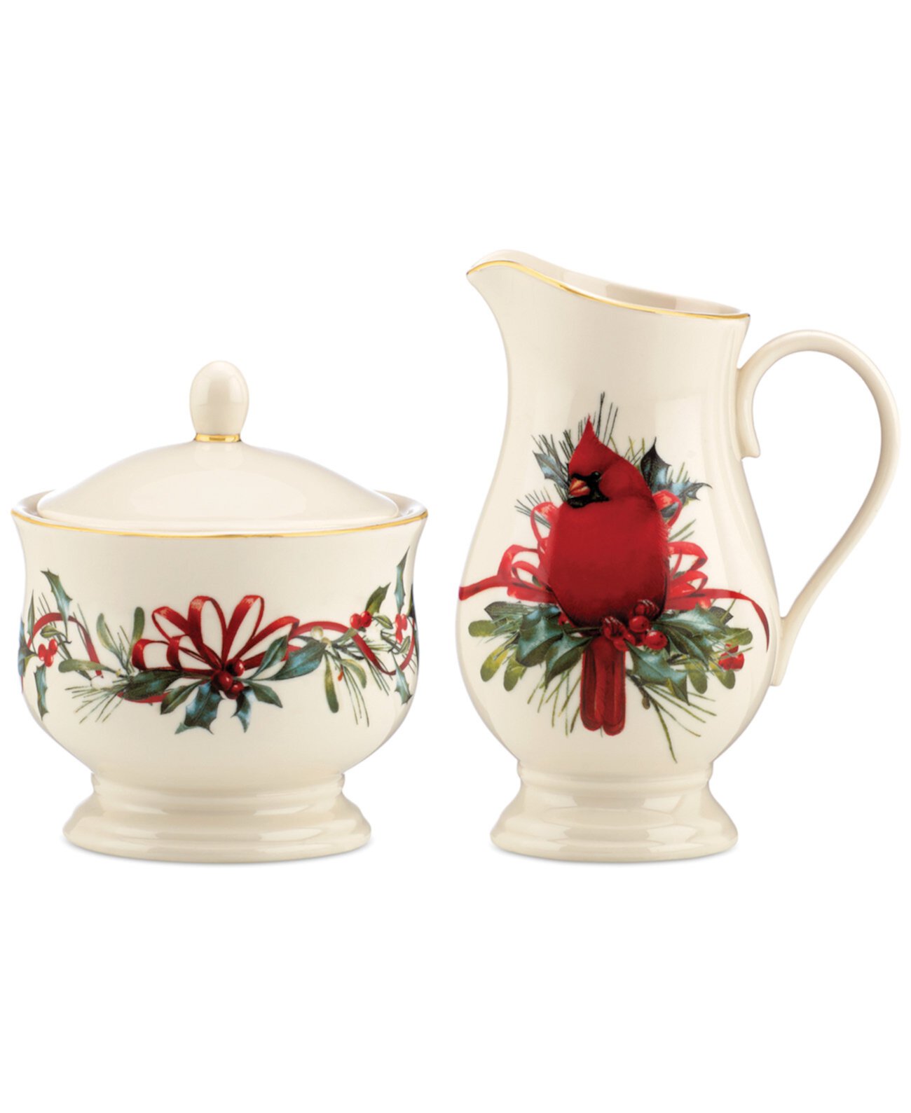 Winter Greetings Sugar & Creamer Set Lenox