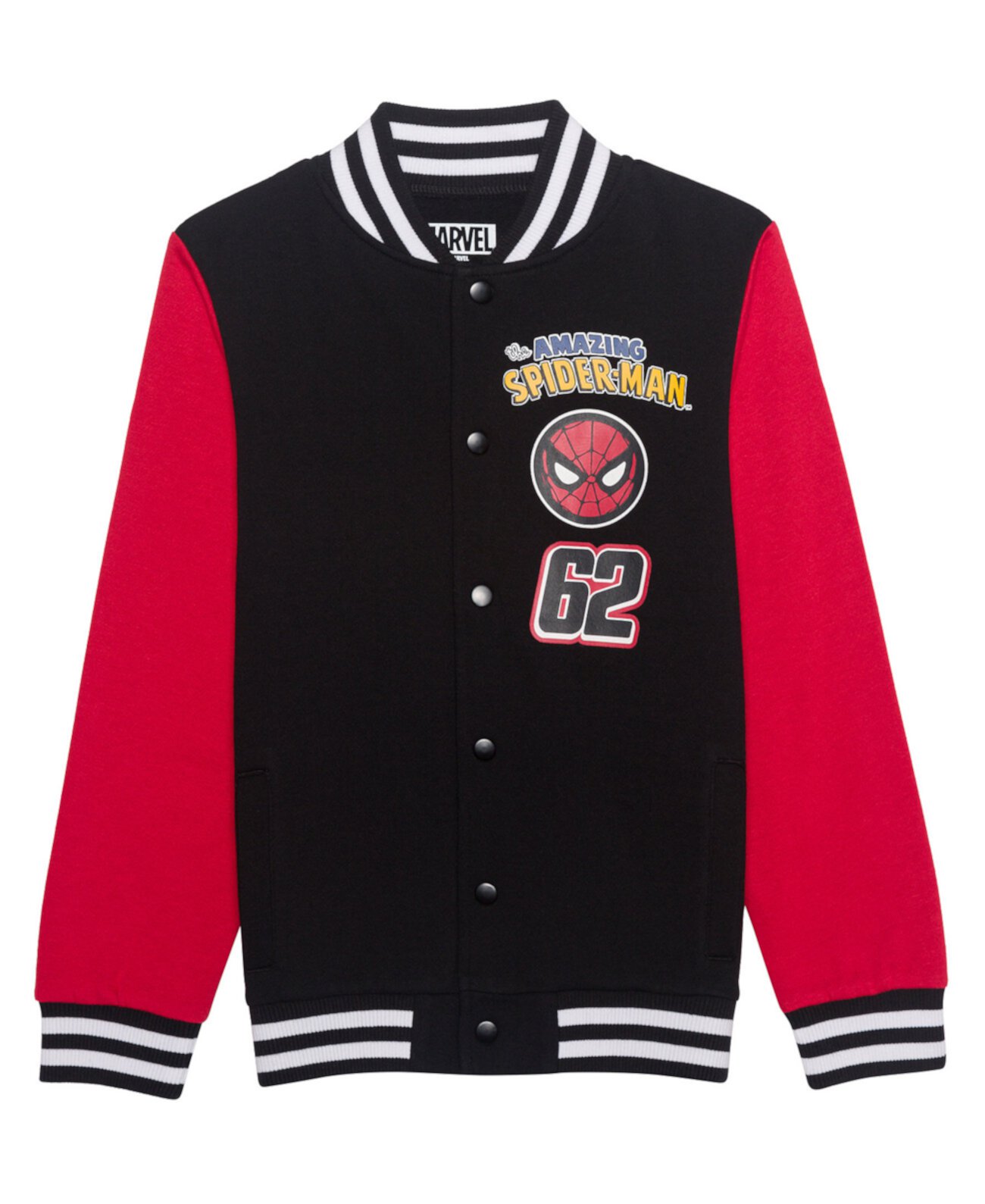 Мальчуковые Ветровки и Легкие Куртки SPIDERMAN Big Boys Varsity Jacket SPIDERMAN