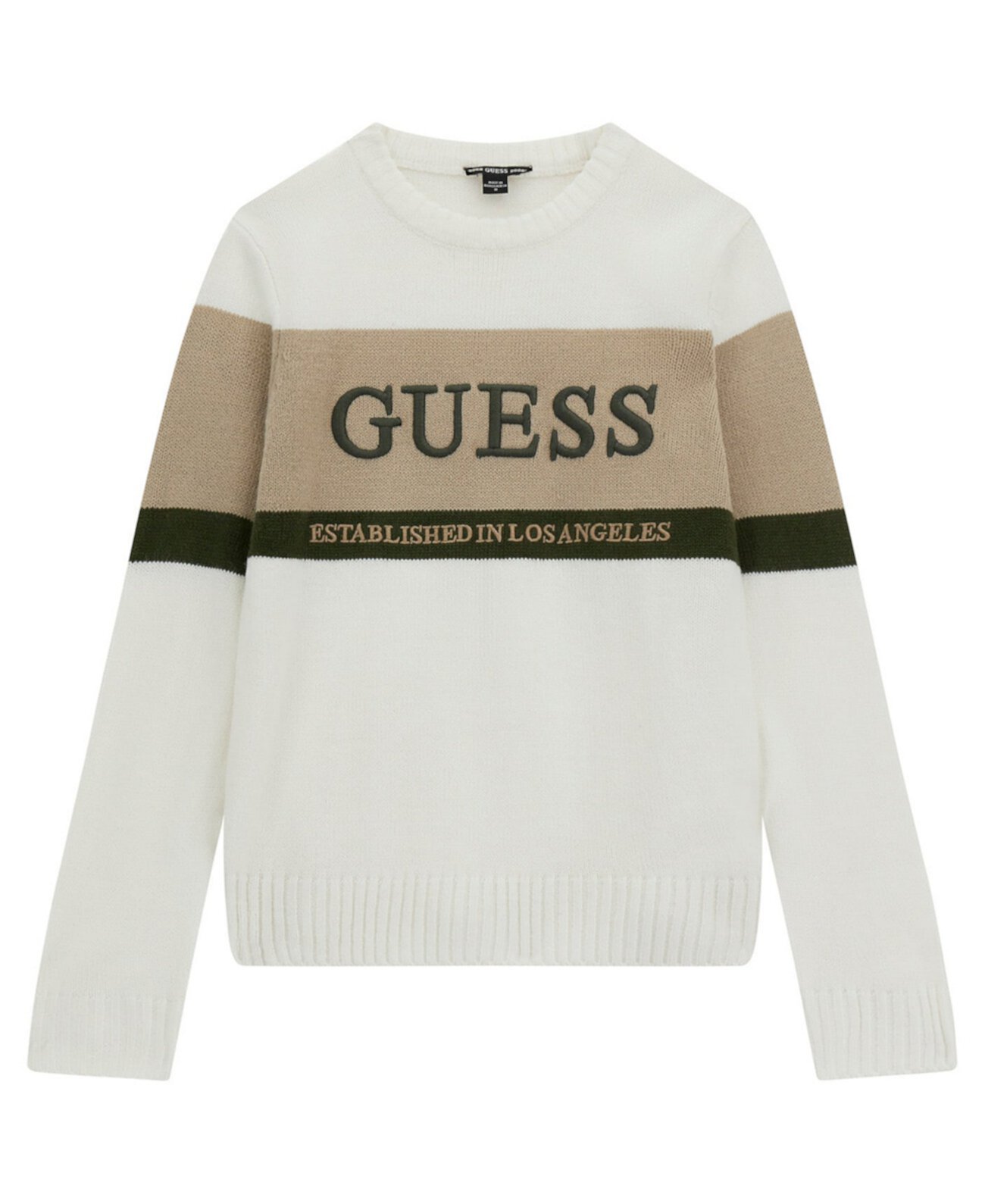 Детский Свитер GUESS Big Boys Long Sleeve Embroidered Logo GUESS