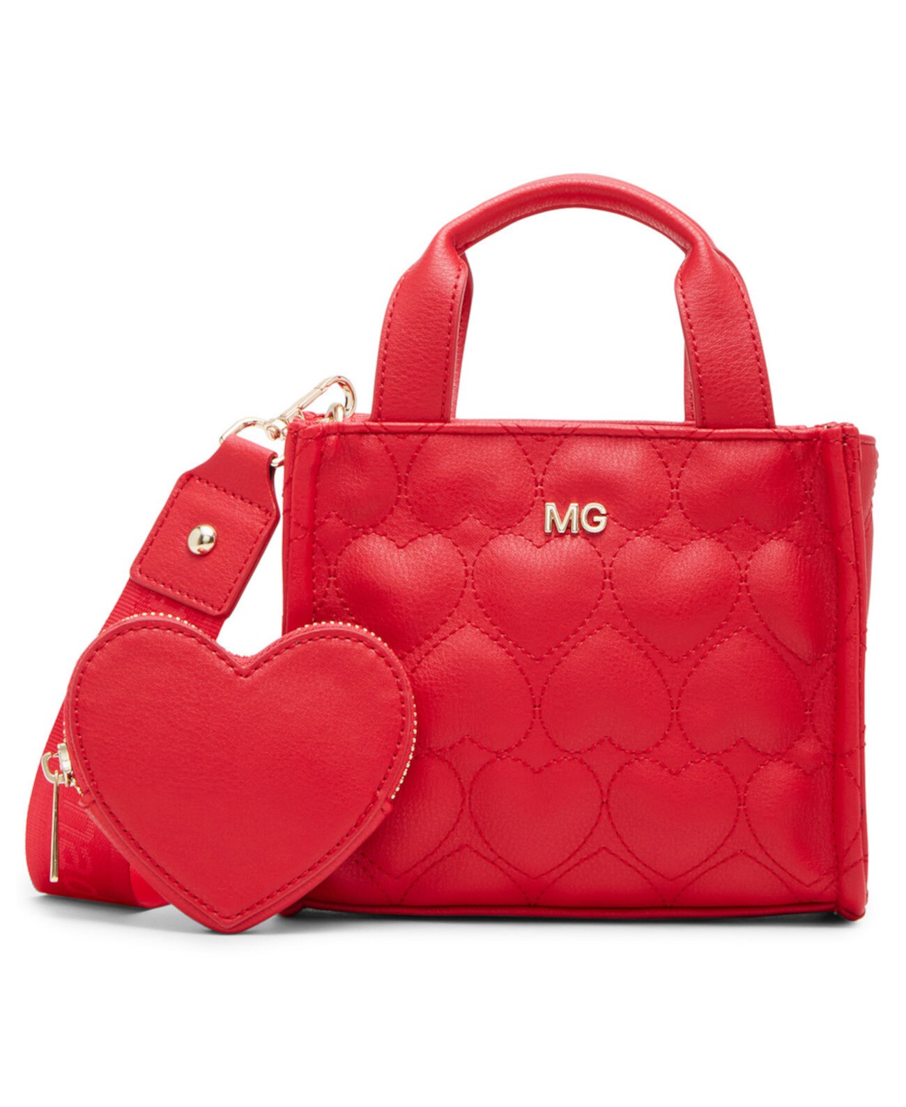 Сумка тоут Madden Girl Lacy Quilted Heart Mini Madden Girl