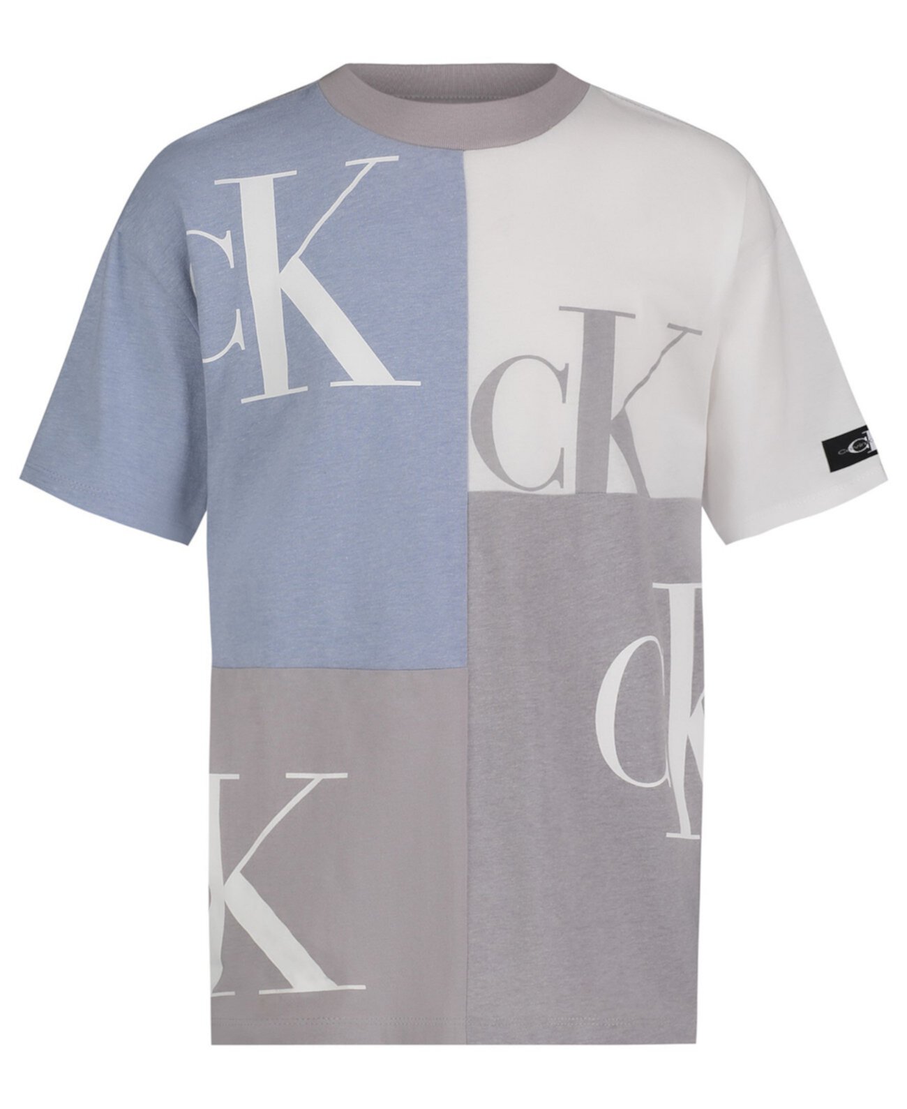 Детская Футболка Calvin Klein Big Boys Block Party Short Sleeve Tee Calvin Klein