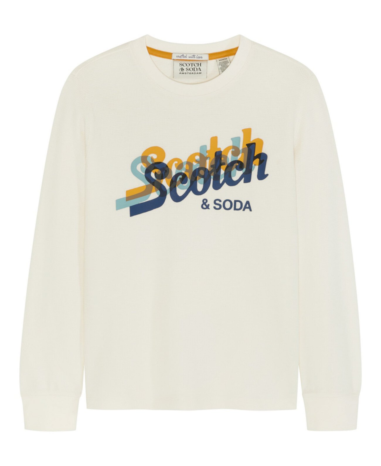  Футболка Scotch & Soda Big Boys Long Sleeve Thermal Graphic Scotch & Soda