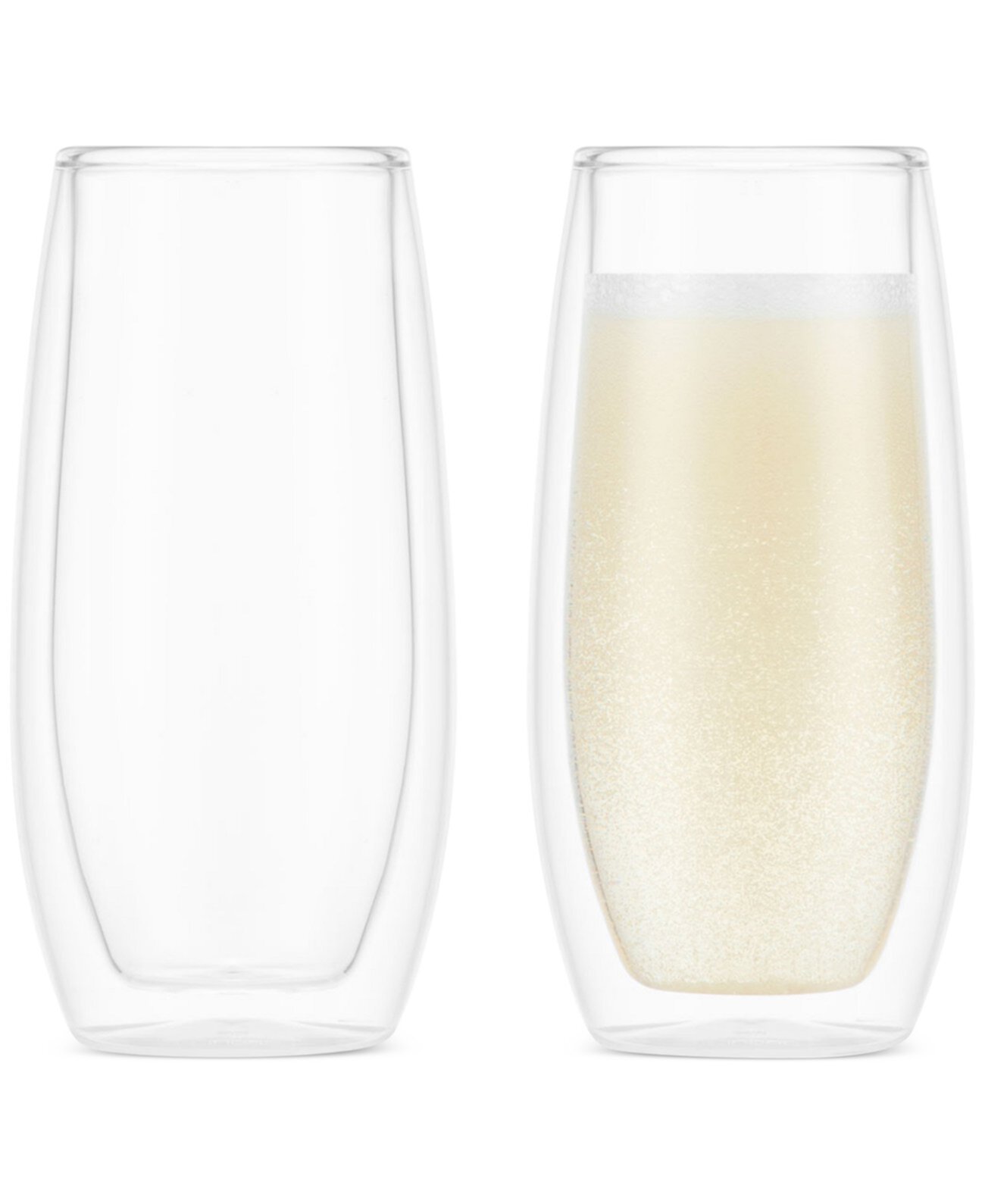 SKAL Double-Walled Champagne Glasses, Set of 2 BODUM