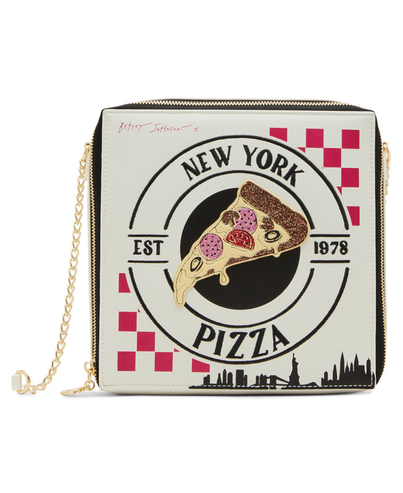 Pizza Box Crossbody Bag Betsey Johnson