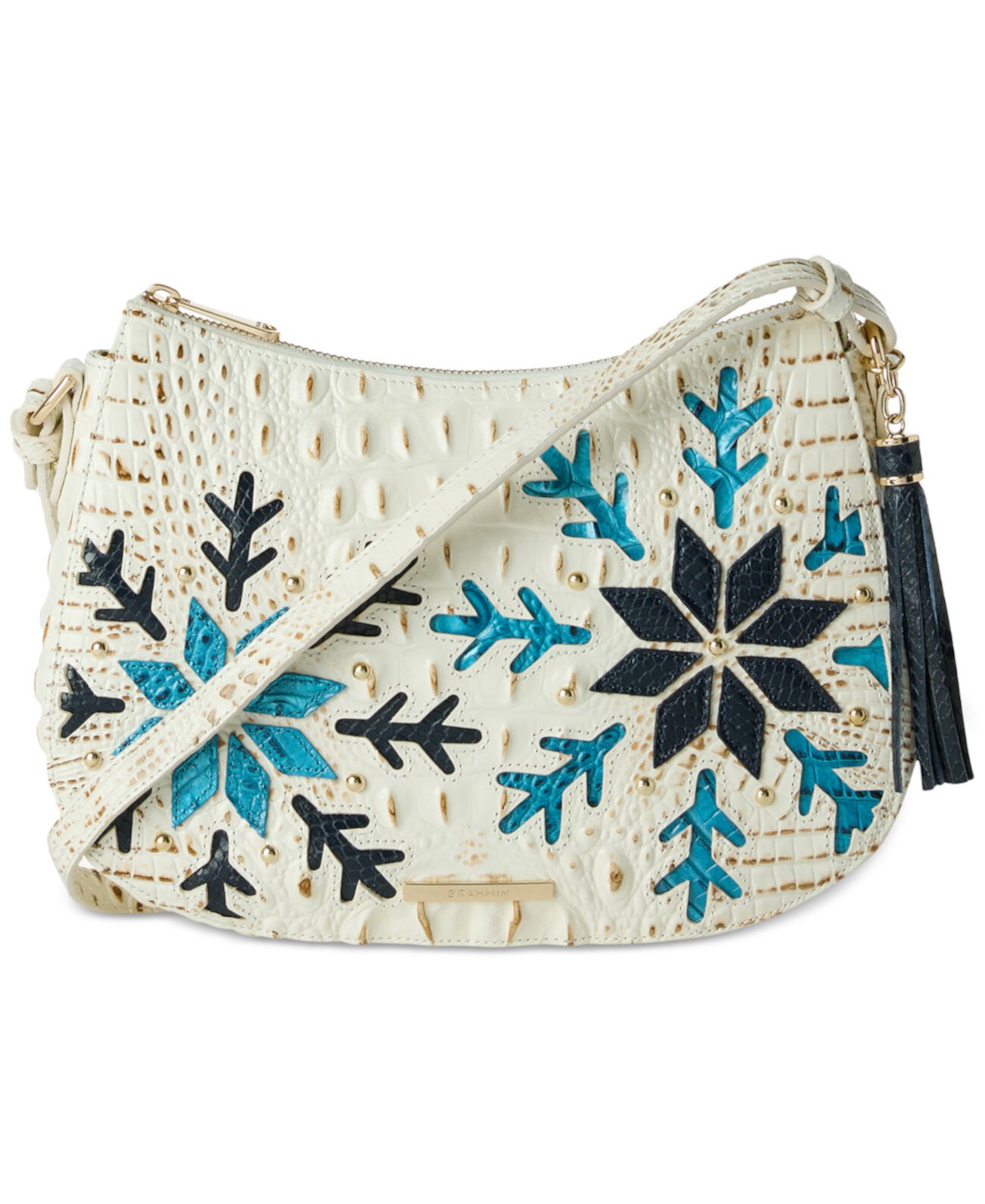 Сумка кросс-боди Brahmin Shayna Snowball Snowdrift Brahmin