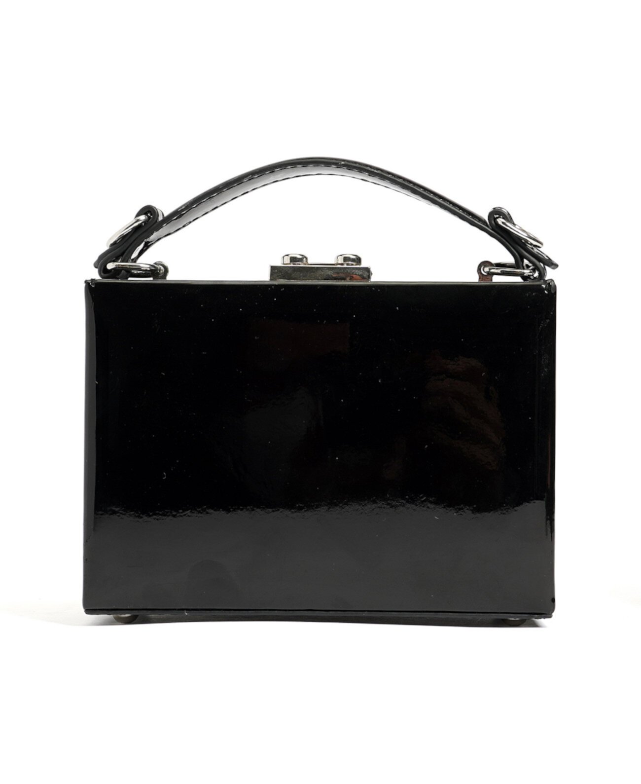 Vintage Patent Leather Box Clutch LIKE DREAMS