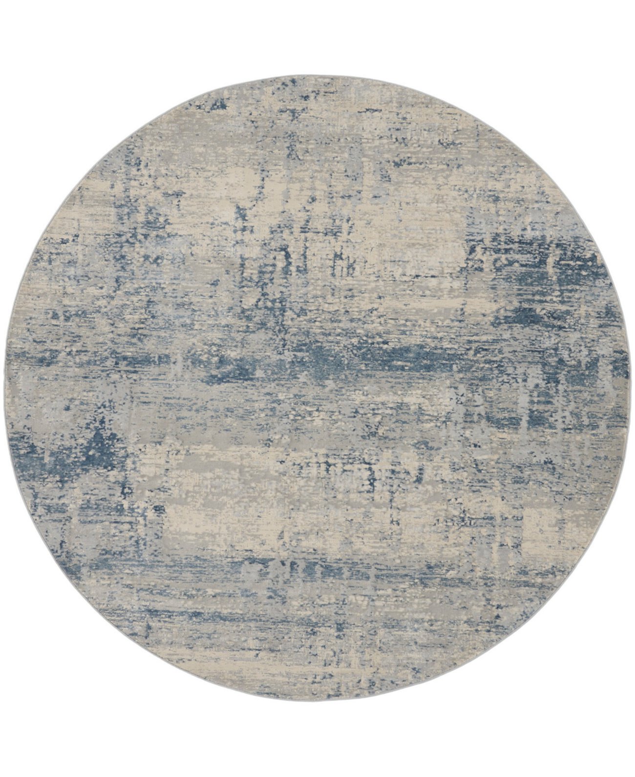 Rustic Textures RUS10 5'3"x5'3" Round Area Rug Nourison Home