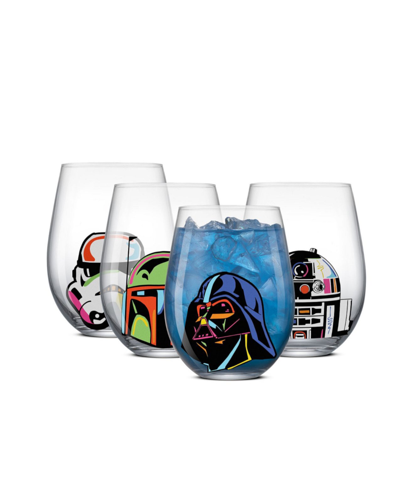 Star Wars Stemless Wine Glasses, Set of 4 JoyJolt