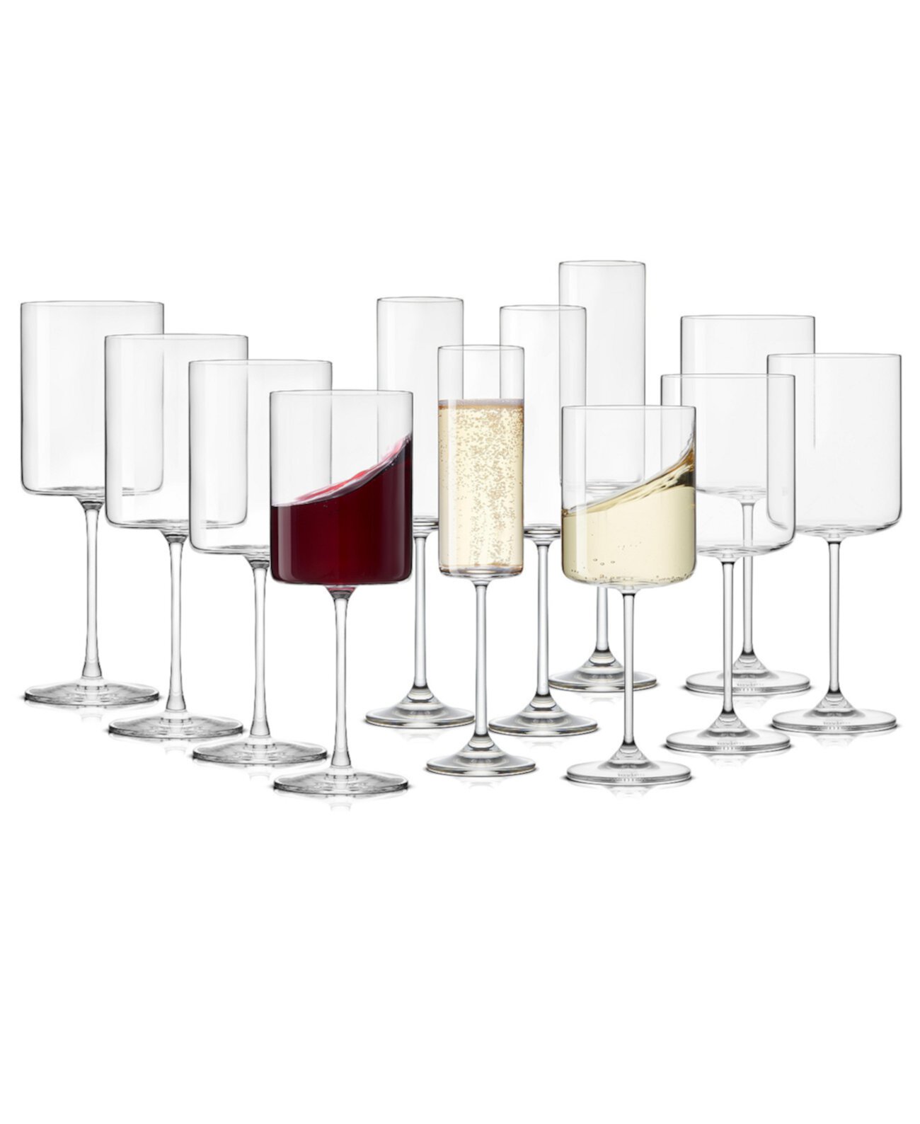 Claire Champagne Glasses, Set of 12 JoyJolt