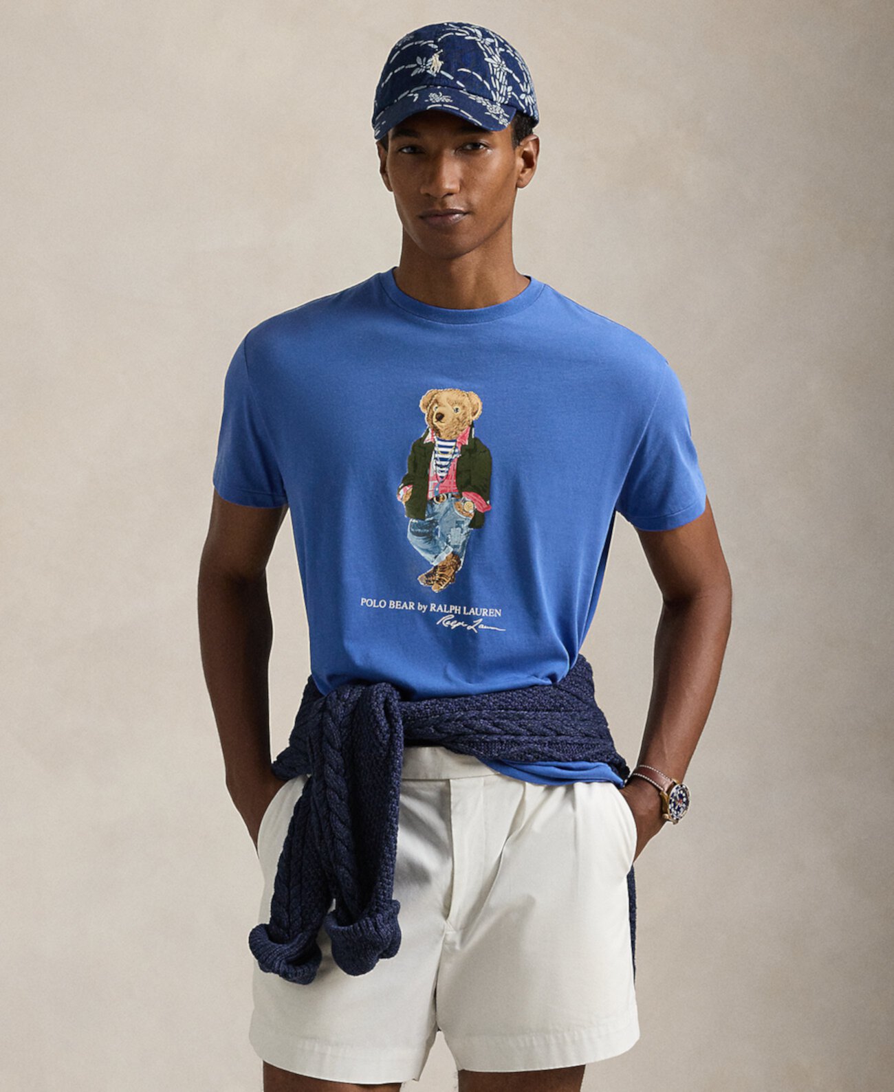 Мужская Футболка Polo Ralph Lauren Classic-Fit Polo Bear Polo Ralph Lauren