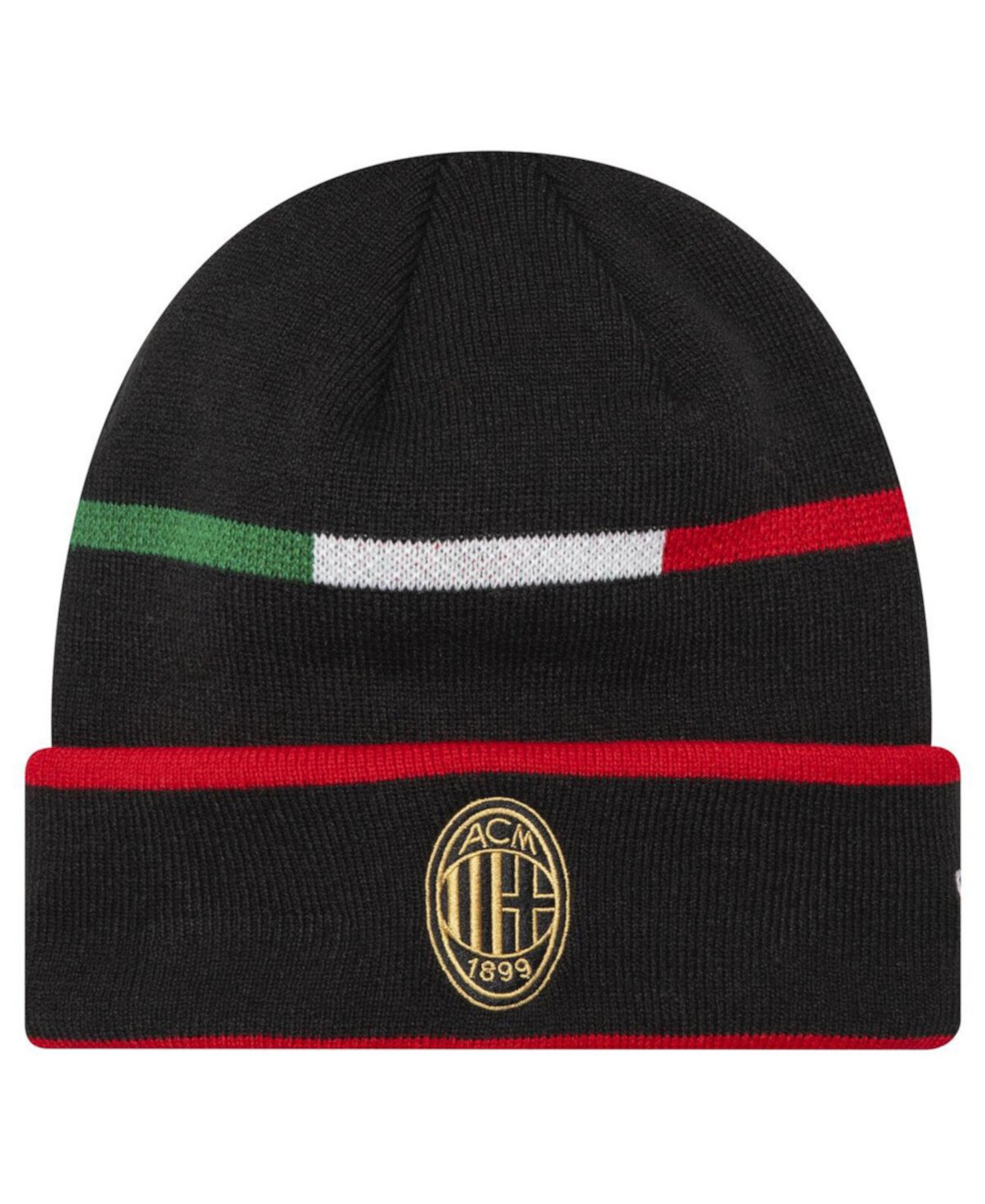 Men's Black AC Milan 1995 Cuffed Knit Hat New Era